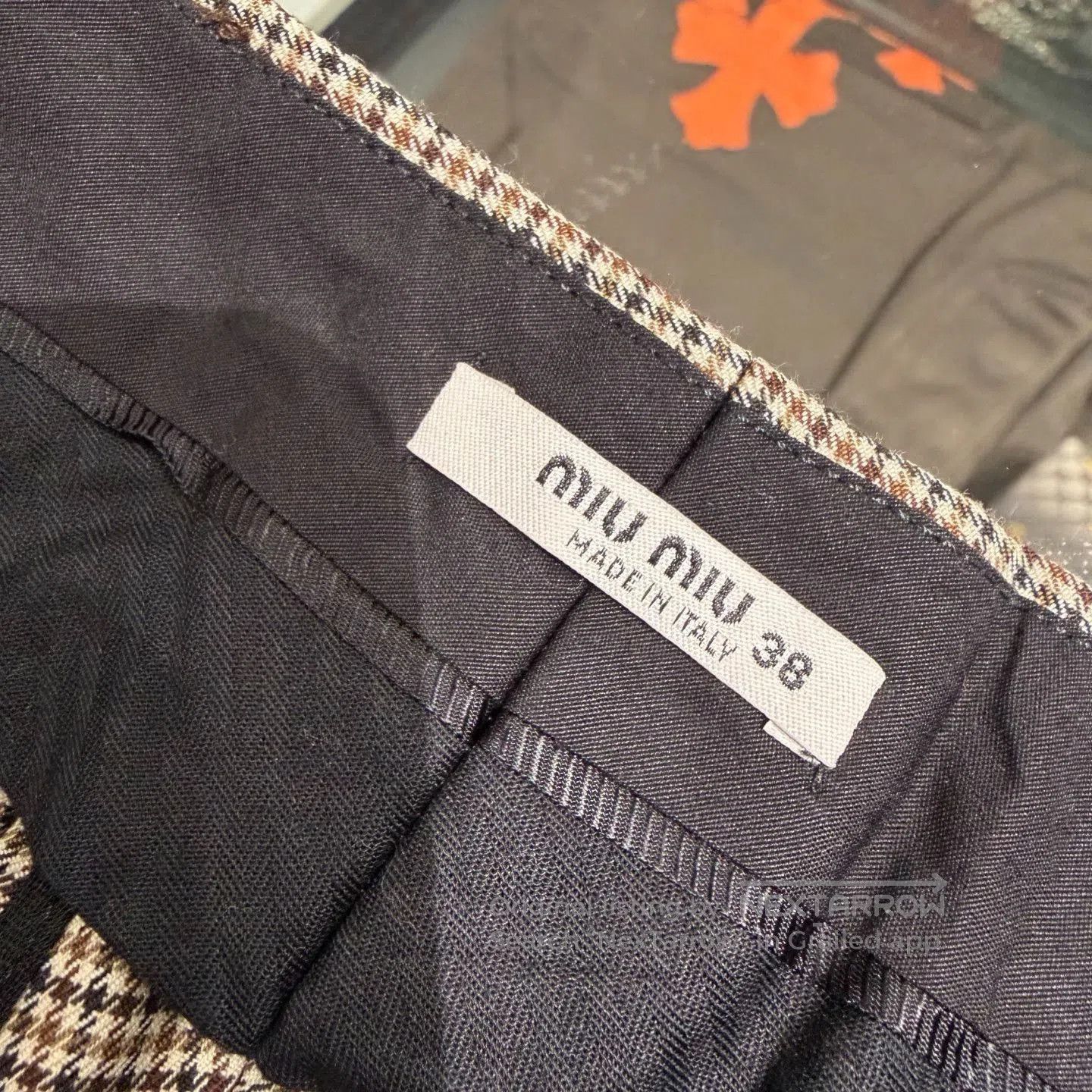 Miu Miu Miu Miu Women's Plaid Suit Pants. Size 37" - 6 Thumbnail