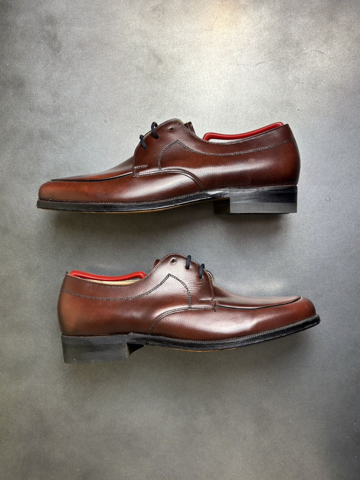 Eaton × Leather × Vintage 1960s Vintage Loafers 1970s Leather Moc Toe Size US 9 / EU 42 - 1 Thumbnail
