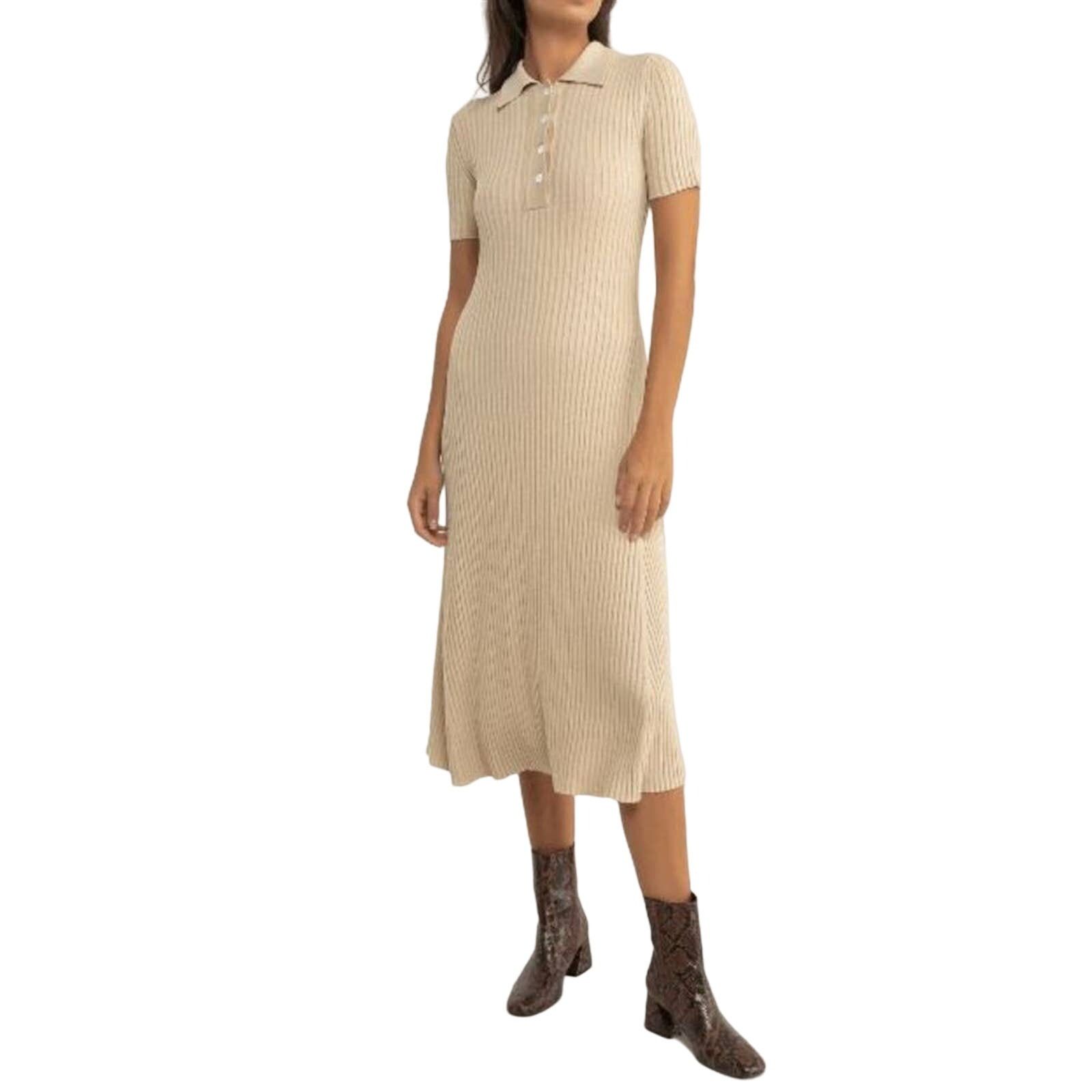 Samsoe Samsoe Samsøe Samsøe Lucy Polo Midi Dress 13997 Medium NWT Size M / US 6-8 / IT 42-44 - 1 Thumbnail