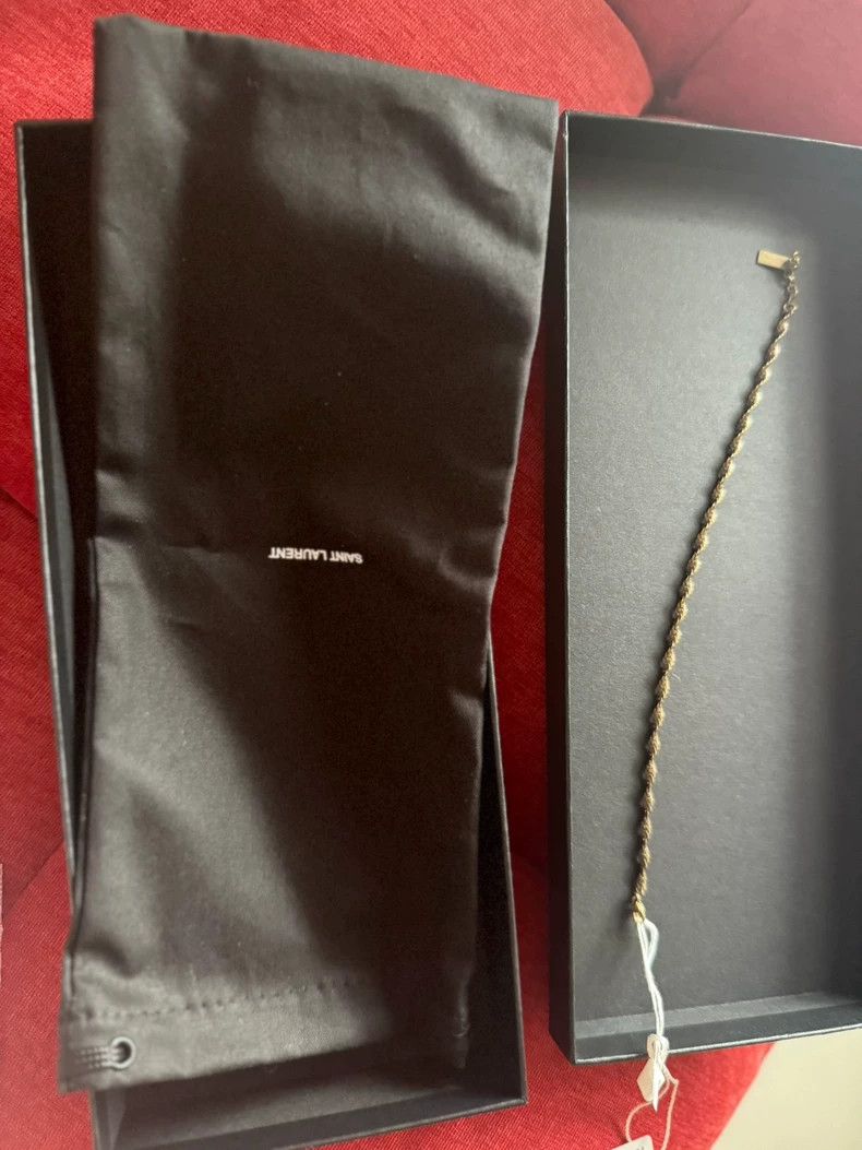Saint Laurent Paris Saint Laurent Paris Brass bracelet Size ONE SIZE - 3 Thumbnail