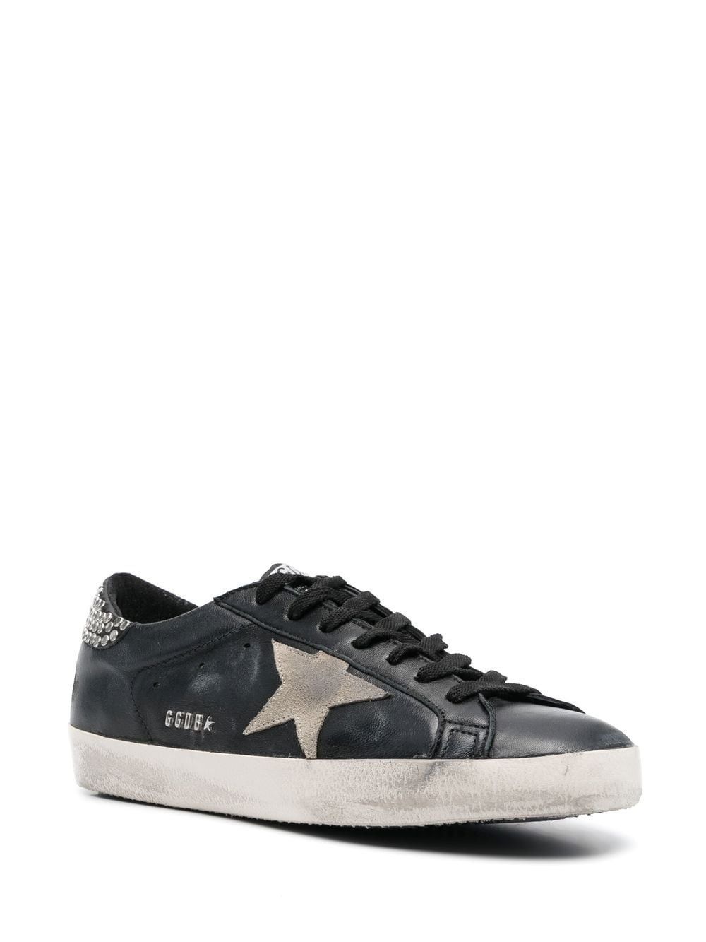 Golden Goose o1w1db10425 Star-Patch Lace-Up Sneakers in Black Size US 8 / EU 41 - 2 Thumbnail