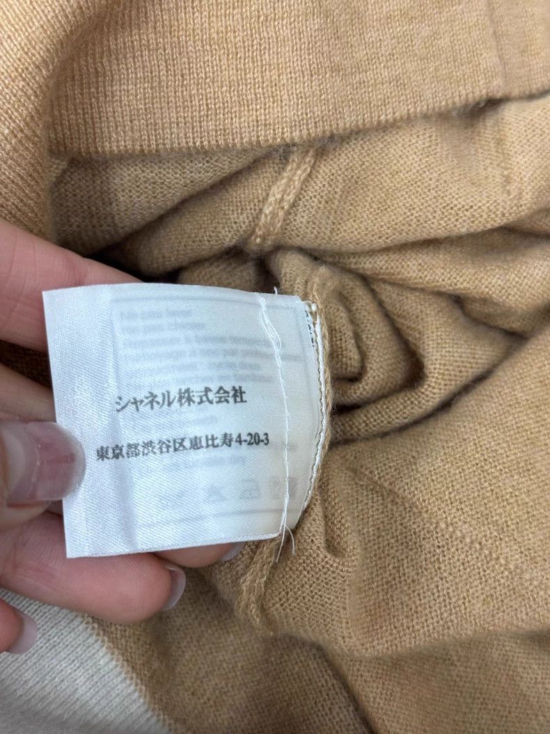 Chanel Chanel Camel-coloured knitted long sleeves Size XS / US 0-2 / IT 36-38 - 7 Thumbnail