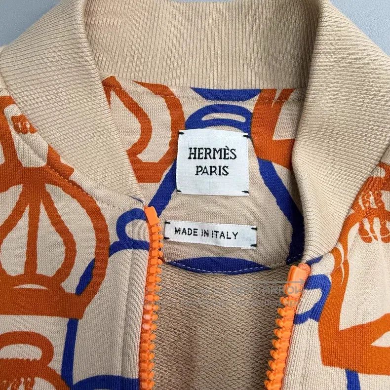Hermes Hermes Camel color full logo zipper jacket Size XS / US 0-2 / IT 36-38 - 5 Thumbnail
