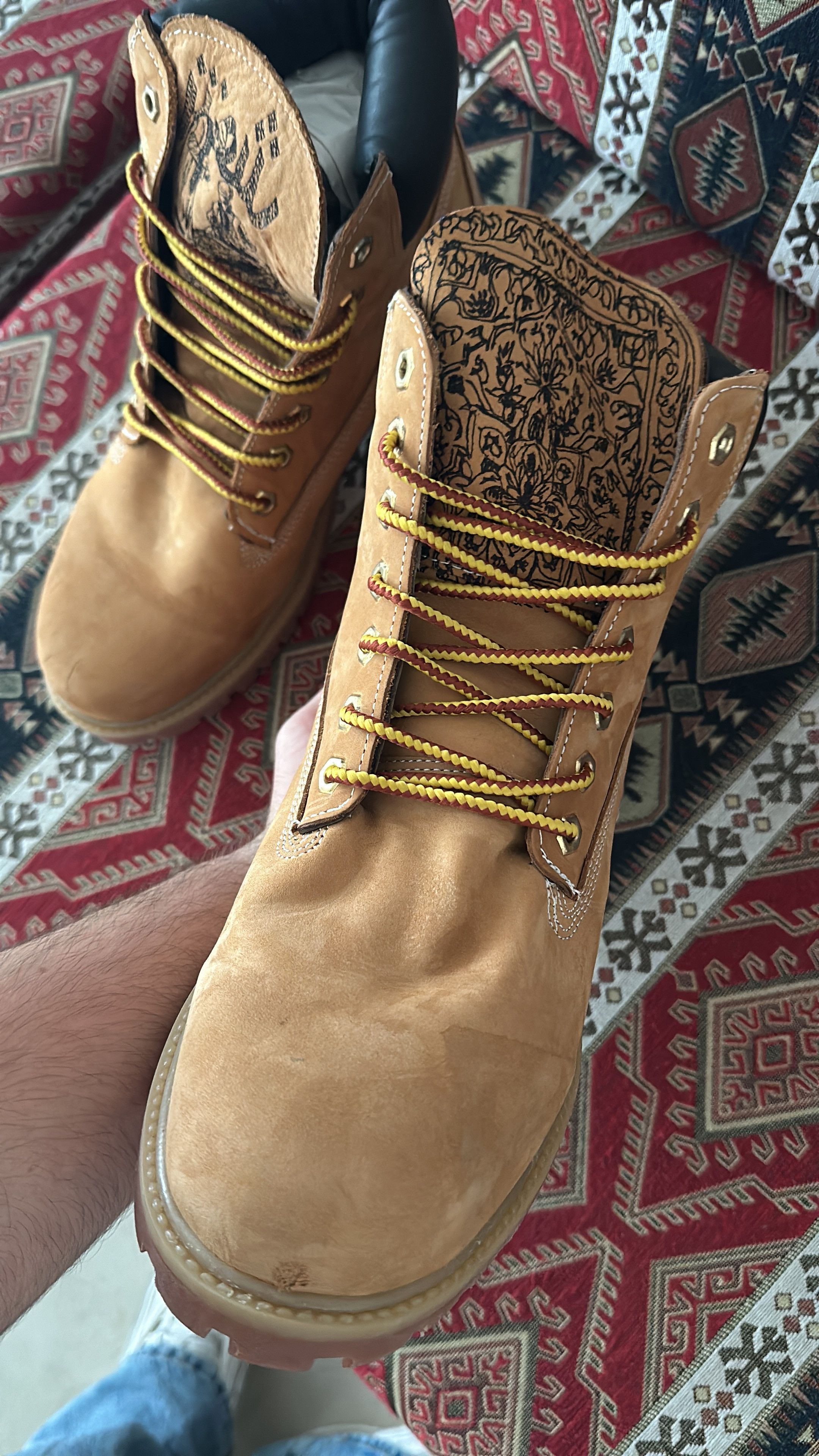 Derschutze Derschütze "yasmin v3" Boots Size 45 Timberland Style Size US 11 / EU 44 - 12 Thumbnail