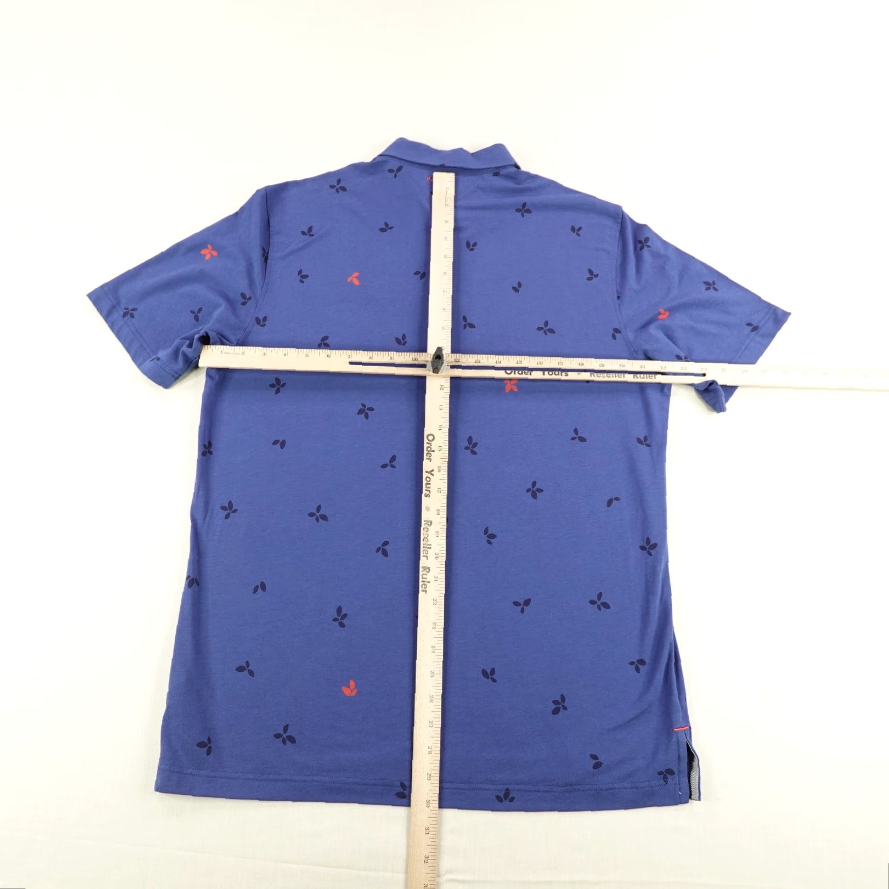 Adidas adidas Golf Polo Shirt Mens M Blue Adi Pure Leaves Print Pheasant Run Golf Club Polo Shirt Mens Blue Adi Pure Leaves Print Golf Size US M / EU 48-50 / 2 - 7 Thumbnail