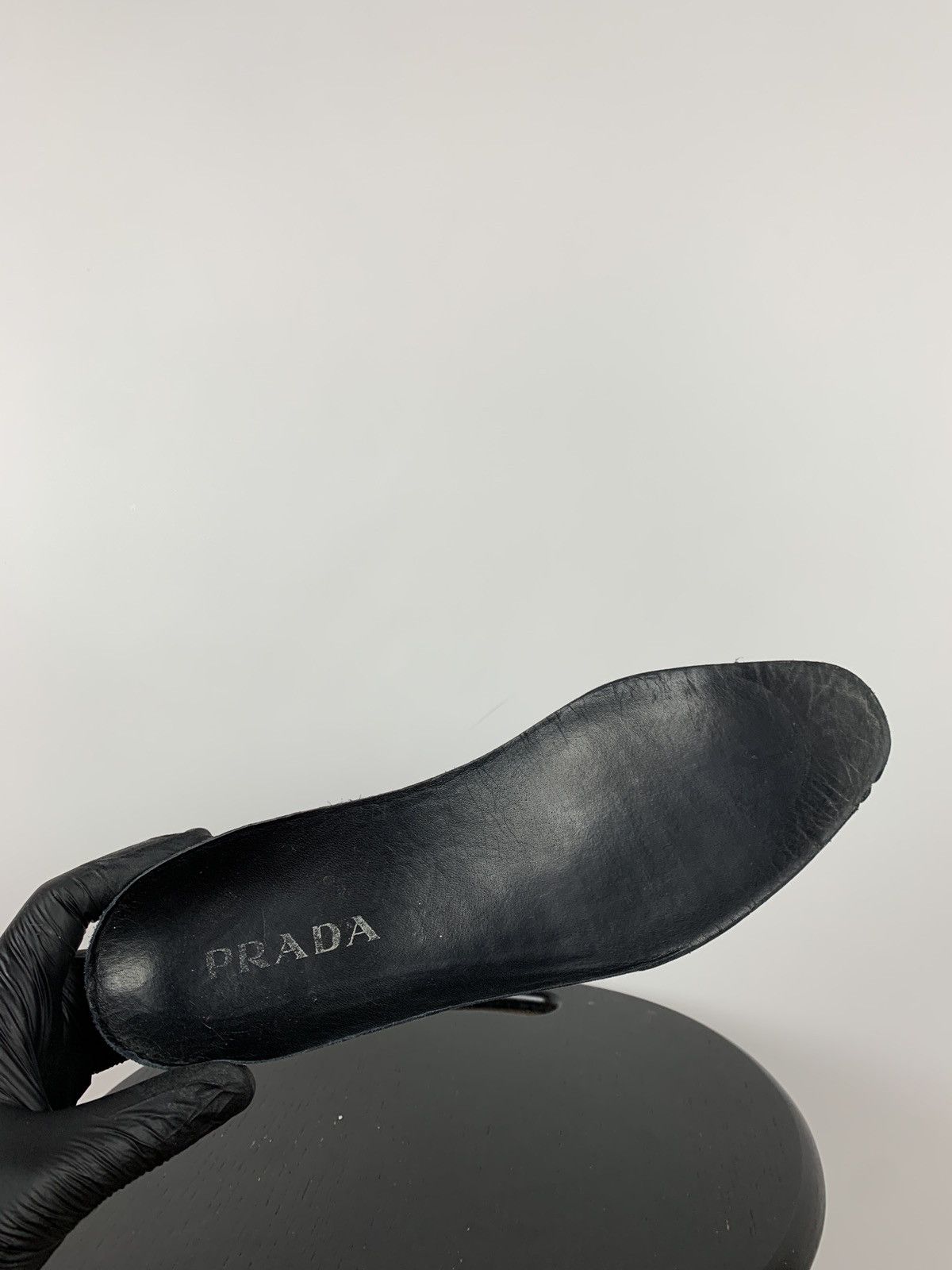 Prada Vintage Prada Black Leather Boots Size US 7 / EU 40 - 21 Thumbnail
