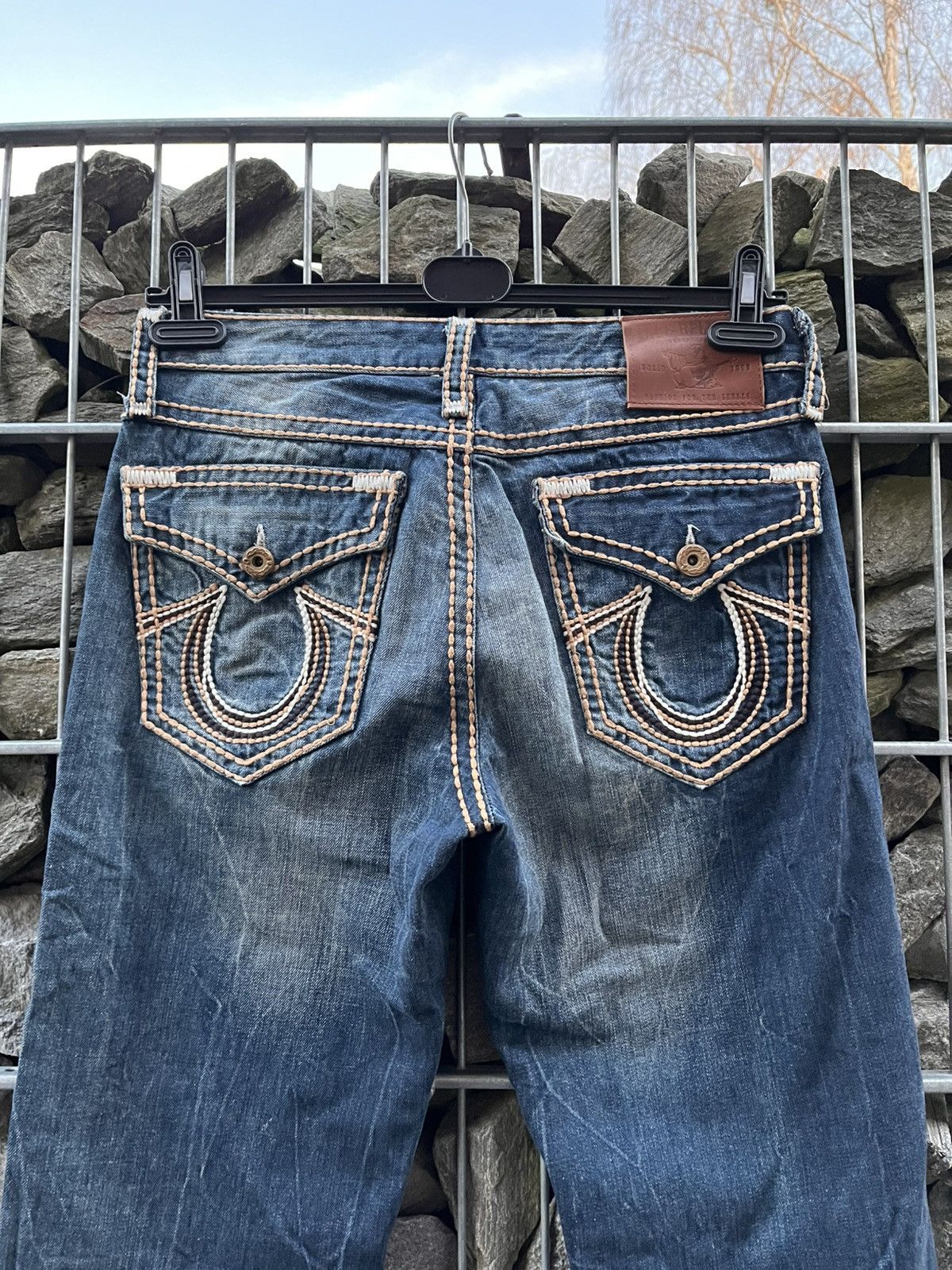 True Religion True Religion Japanese Jeans White Stitch Denim Rare Vintage Size US 31 - 3 Thumbnail