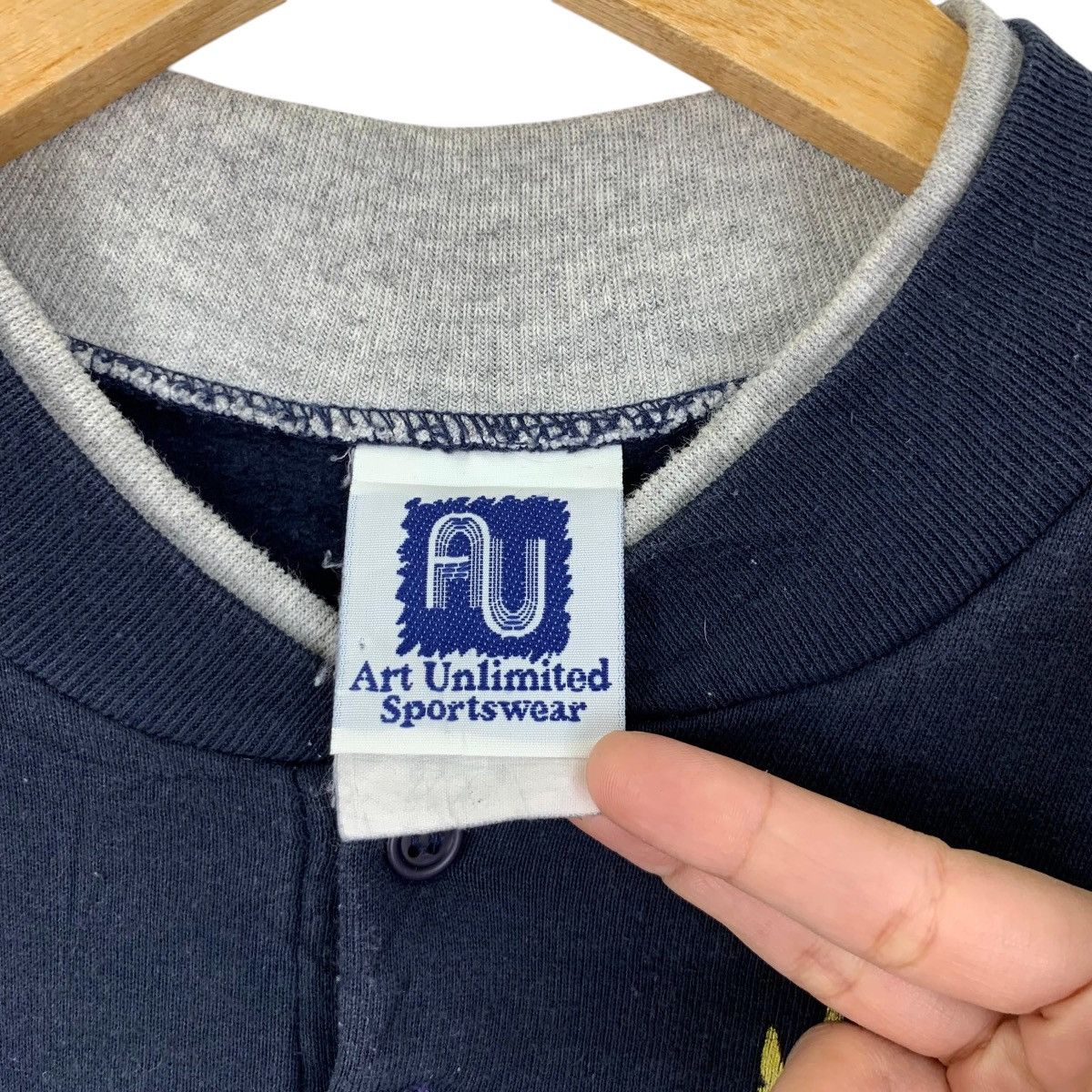 Vintage Vintage 90s ART UNLIMITED SPORTSWEAR Habitat Usa Overprint Size US L / EU 52-54 / 3 - 9 Thumbnail