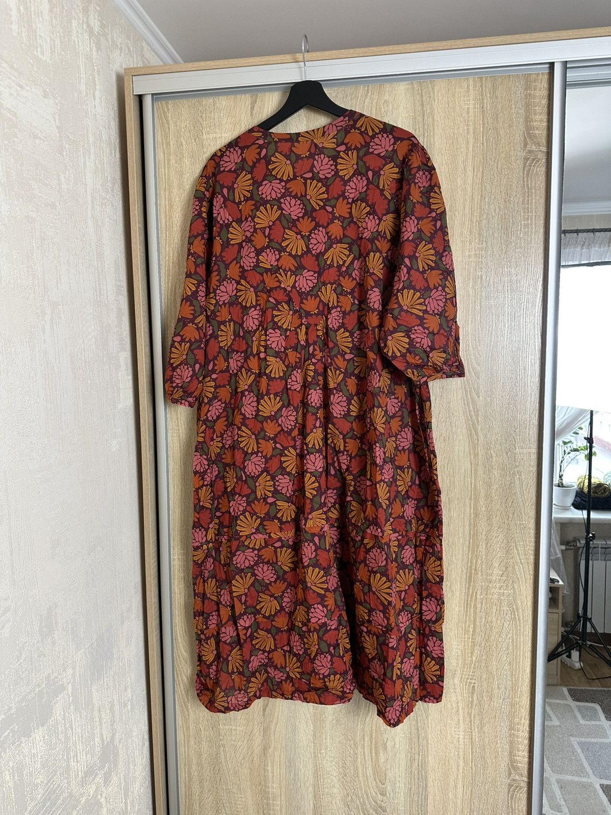 Gudrun Sjoden 🔥 Vintage Gudrun Sjoden Floral Boho Midi Dress Art Print Size XL / US 12-14 / IT 48-50 - 5 Thumbnail