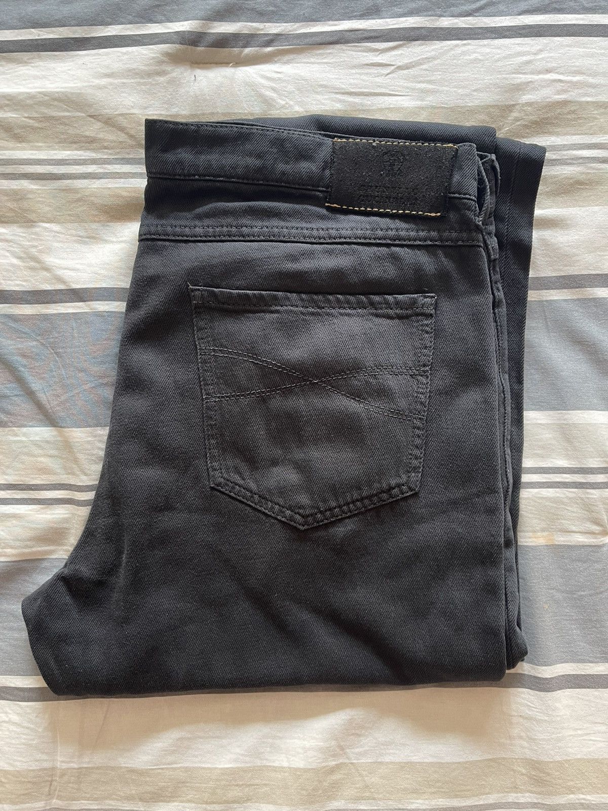 Brunello Cucinelli Black Denim