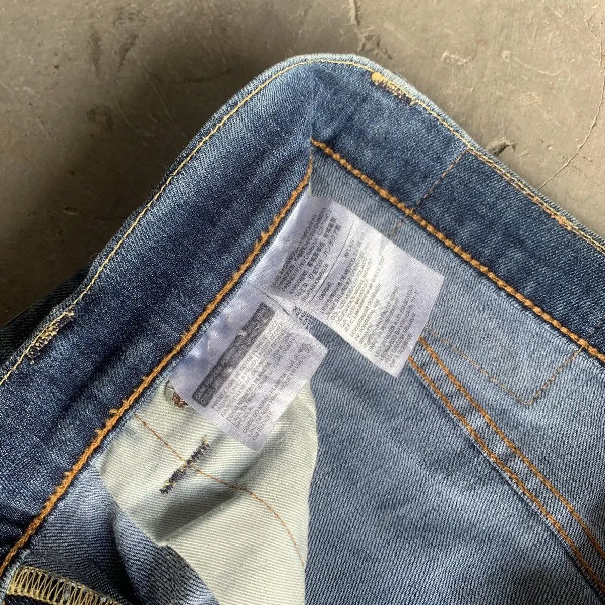 LVC Levi’s 502 Stretchable Jeans Distressed Denim Pants Waist 32 Size US 32 / EU 48 - 10 Thumbnail