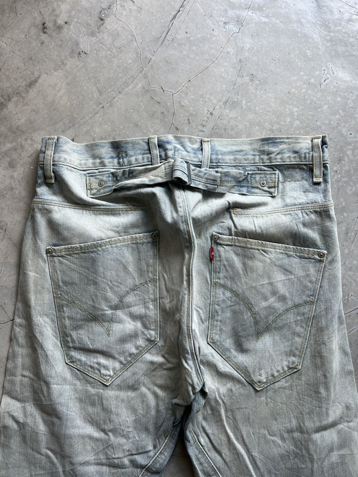 Levi's Levis Engineered Jeans Buckle Back Tag W33 Actual 34x32.5 Size US 33 - 6 Thumbnail