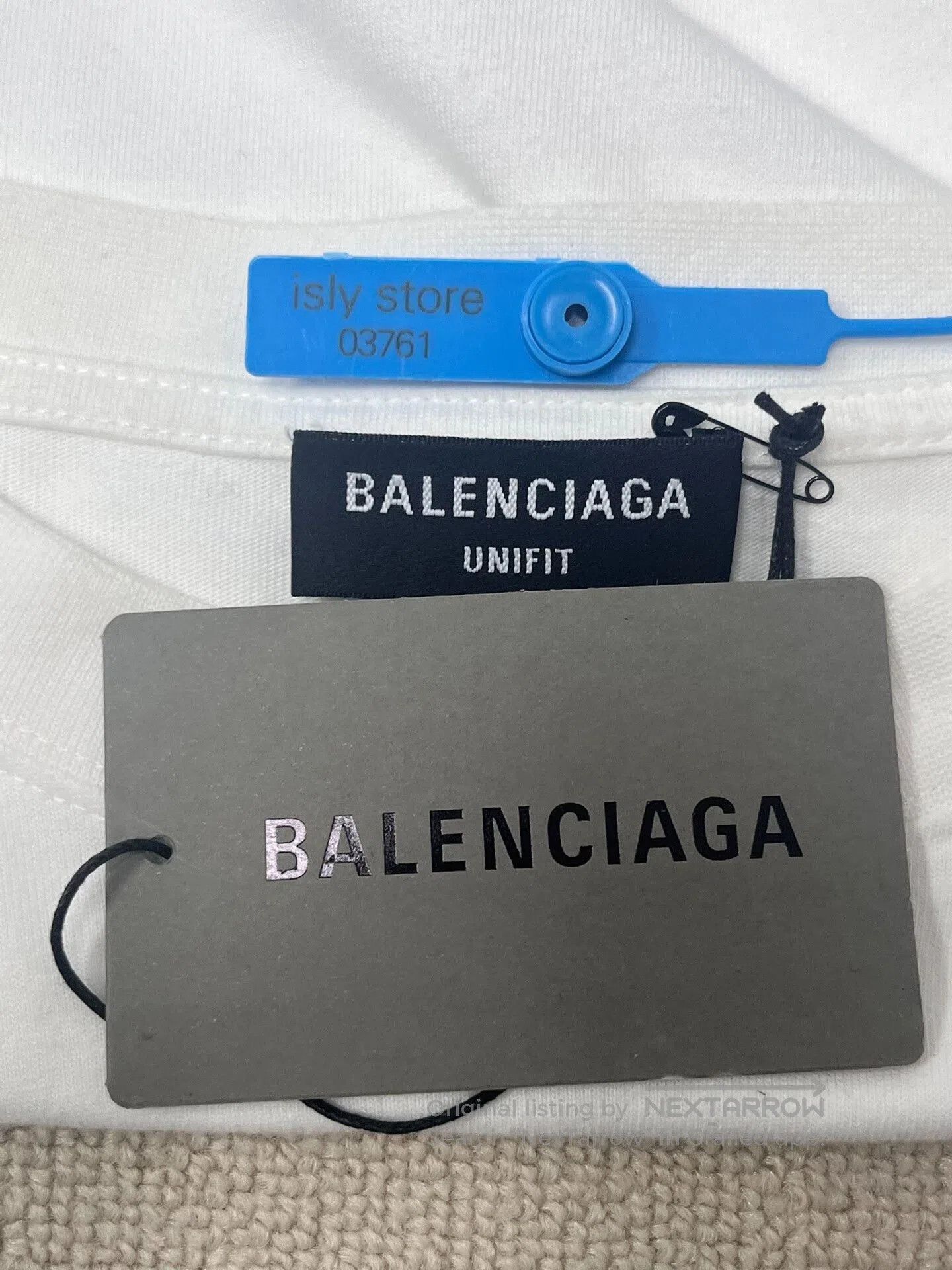 Balenciaga balenciaga embroidered logo short sleeve t. Size US M / EU 48-50 / 2 - 5 Thumbnail
