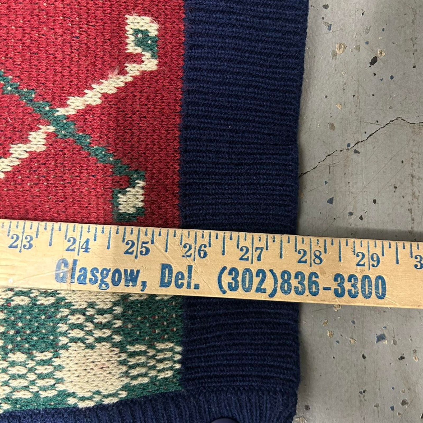 Other VTG Golf cardigan sweater in multi-coloured hues Size US XL / EU 56 / 4 - 4 Thumbnail