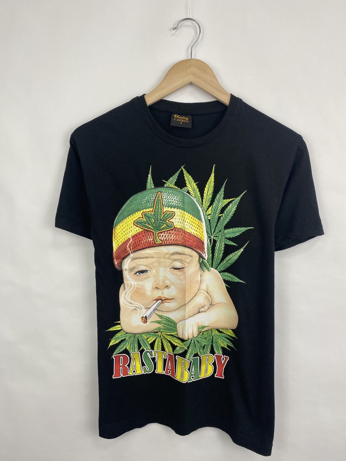 Other 🇯🇲 Vintage Y2K Rasta Baby Humor T-Shirt Rare Retro Hype Size US S / EU 44-46 / 1 - 3 Thumbnail