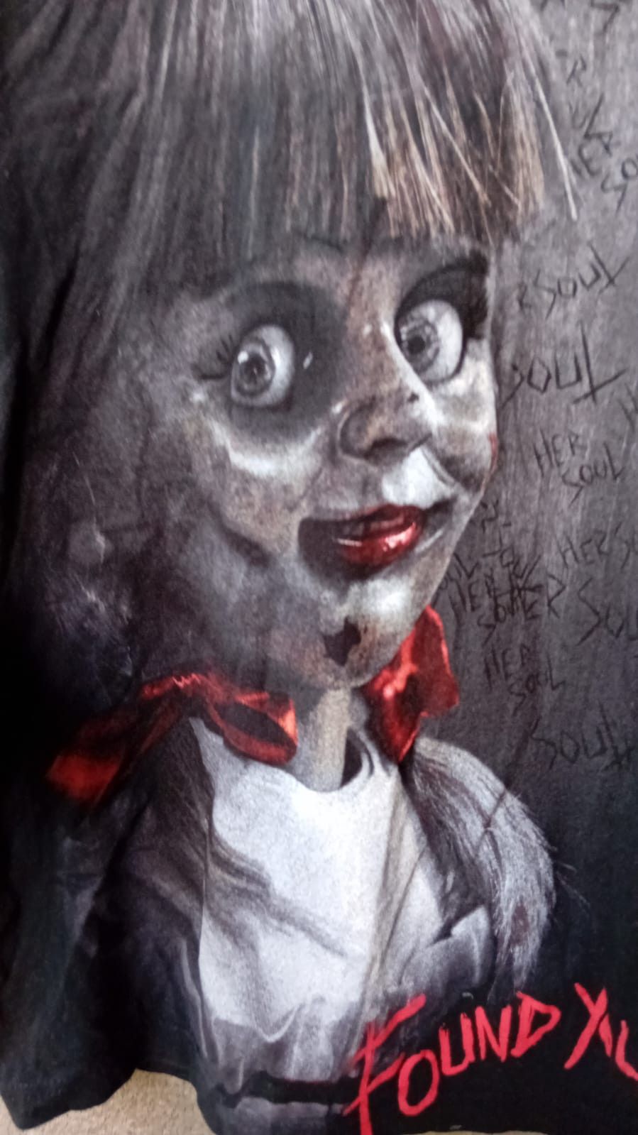 Other Annabelle The Conjuring Movie Found You t-shirt Horror Doll Size US M / EU 48-50 / 2 - 5 Thumbnail