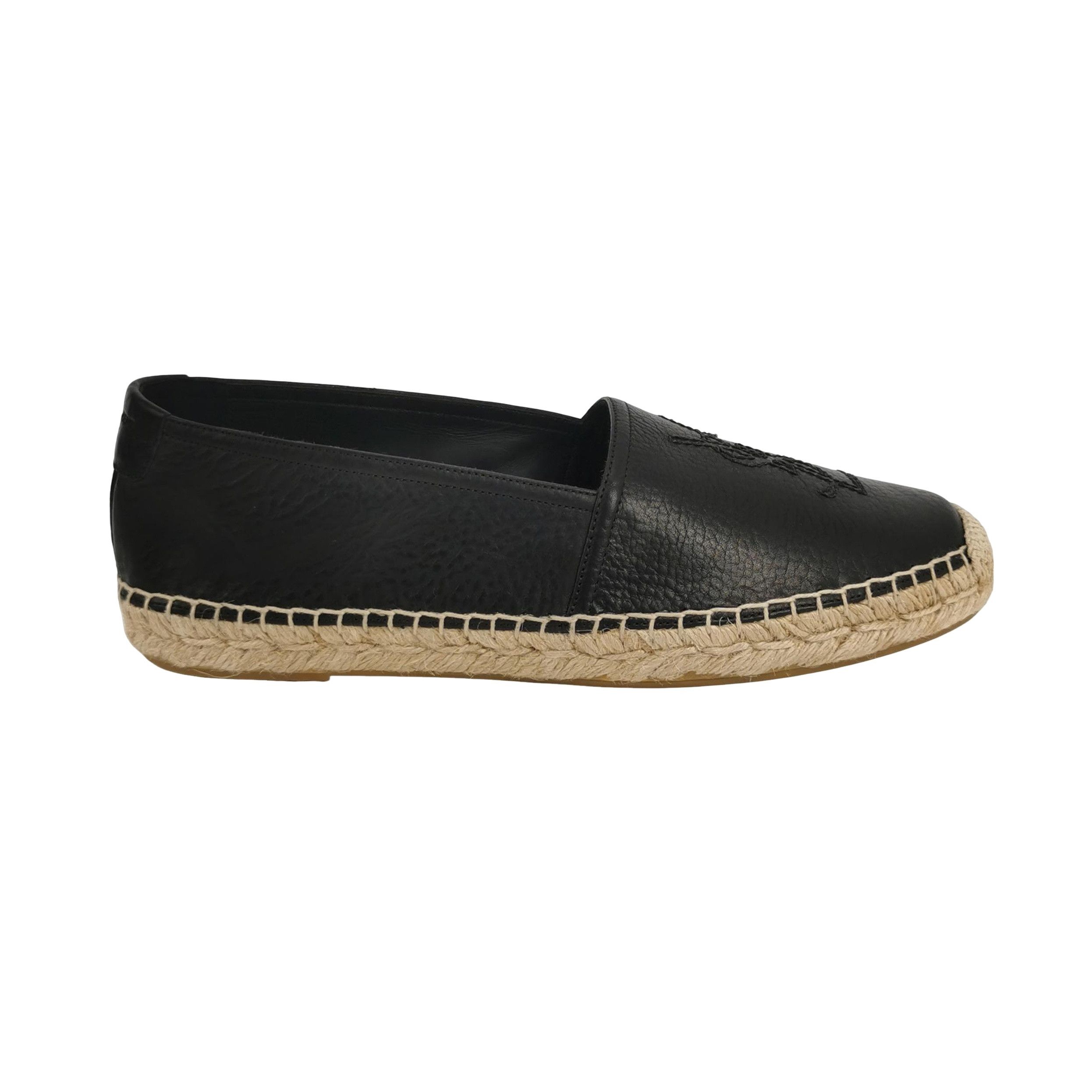 Saint Laurent Paris Saint Laurent Monogram Leather Espadrilles 41 Size US 8 / EU 41 - 1 Thumbnail