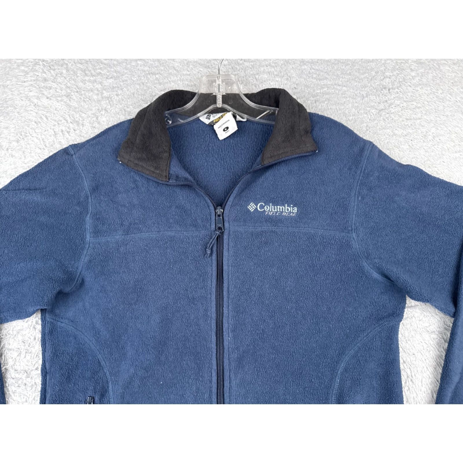 Vintage Columbia Jacket Mens Medium Blue Field Bear Chore Coat Full Zip Poly Fleece Size US M / EU 48-50 / 2 - 4 Thumbnail