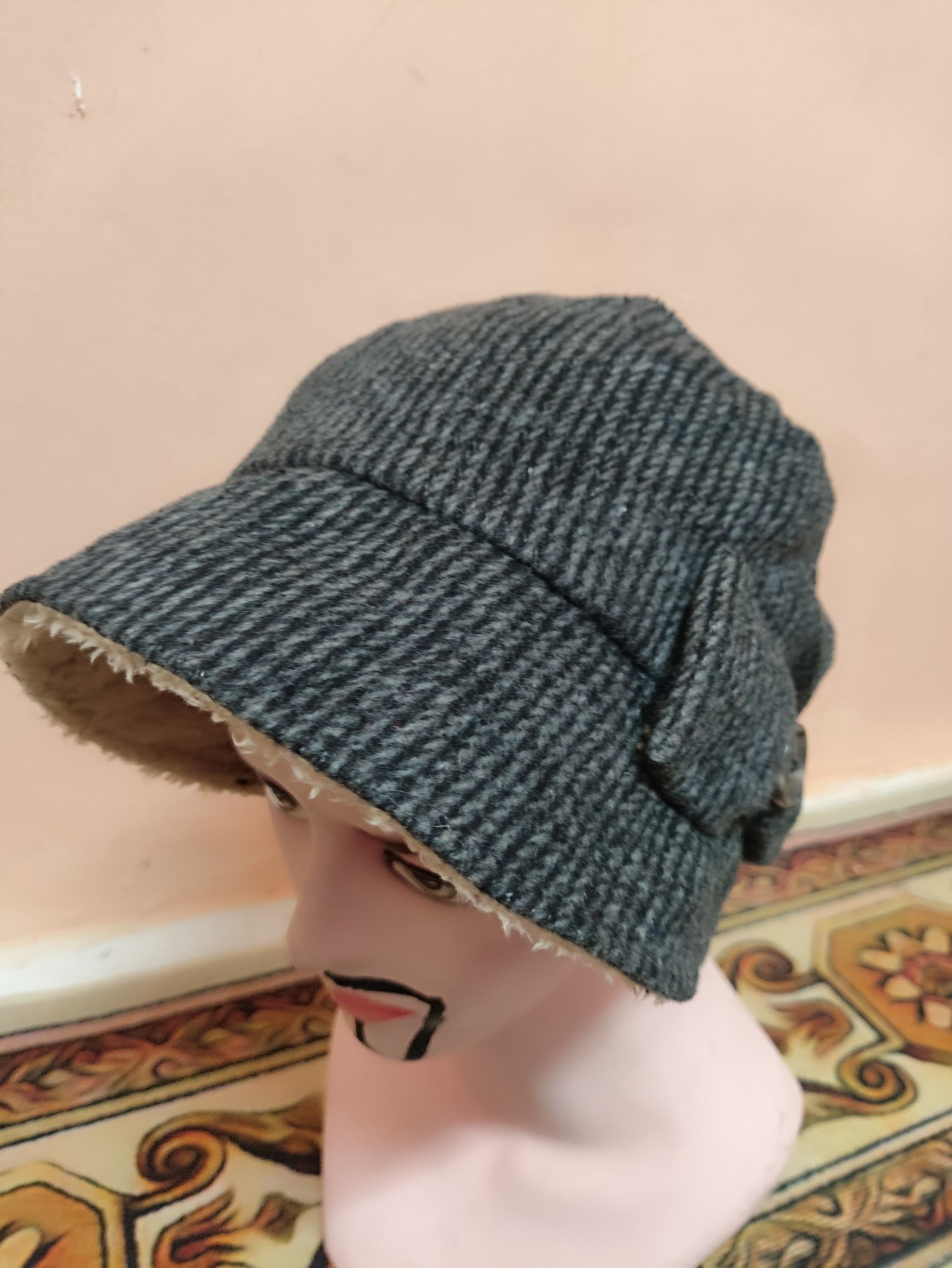Vintage Vintage Hat bucket Wool inside design Size ONE SIZE - 1 Thumbnail