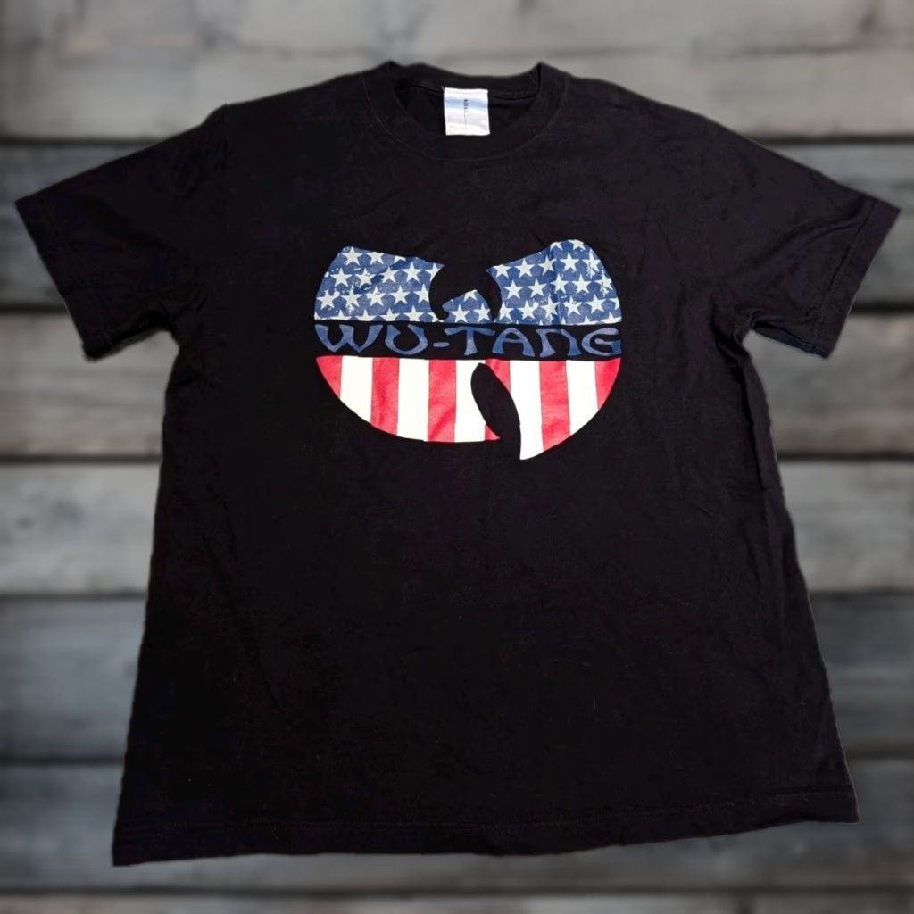 Logo 7 Wu-Tang Clan T-Shirt Black Logo Tee Mens M Short Sleeve Crew Neck Graphic Print EUC 2010s Limited Edition Size US M / EU 48-50 / 2 - 1 Thumbnail