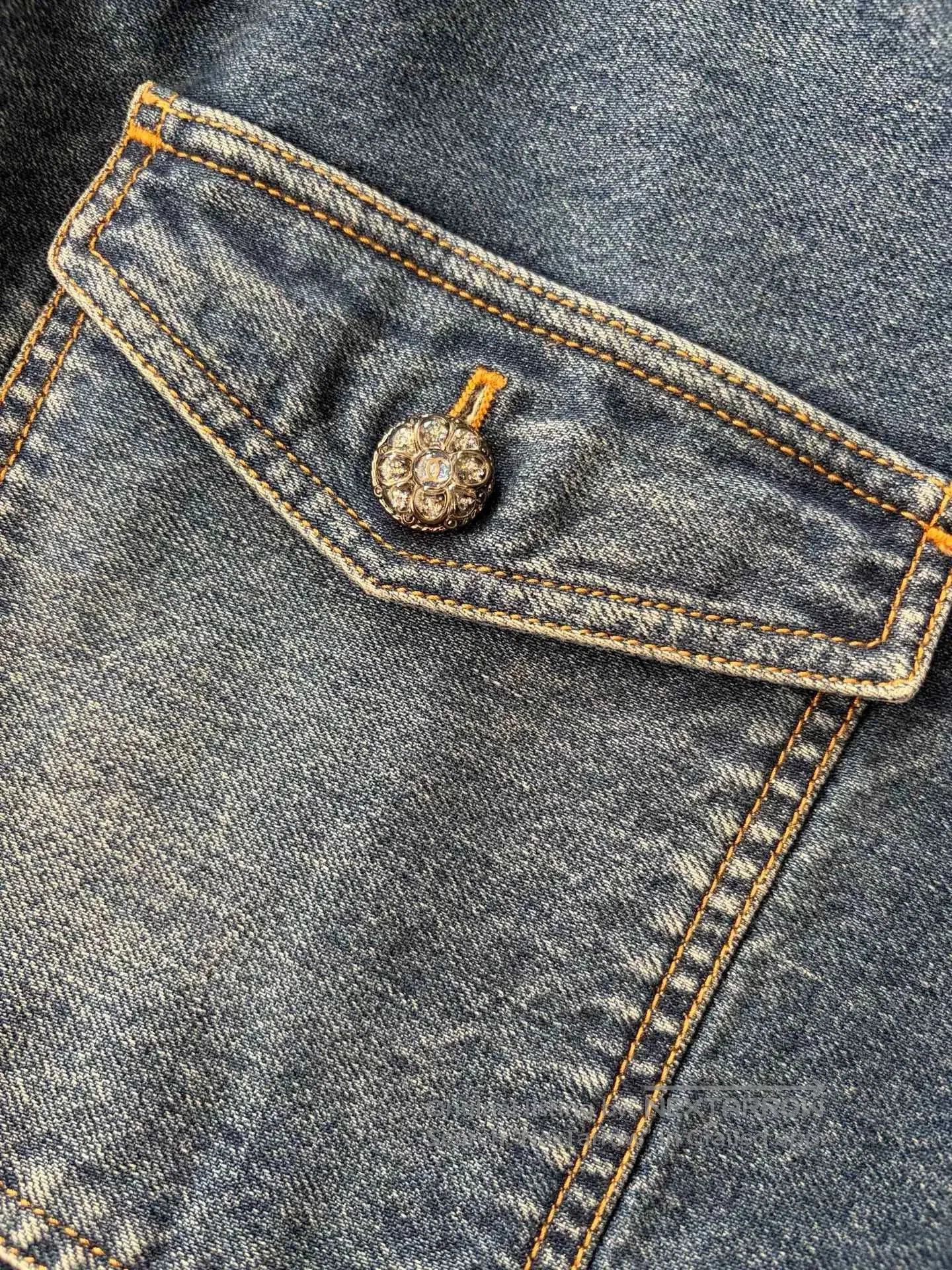 Chanel Chanel 24S Denim Pullover Top. Size US S / EU 44-46 / 1 - 4 Thumbnail