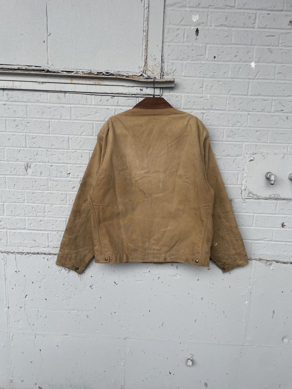 Carhartt 90s Carhartt Detroit J01 faded and distressed jacket Size US XL / EU 56 / 4 - 7 Thumbnail