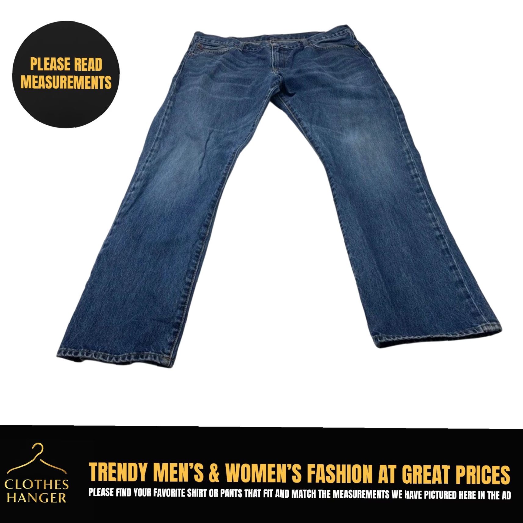 Polo Ralph Lauren Polo Ralph Lauren Selvedge Jeans Mens 38x32 Blue Redline Varick Slim Straight Size US M / EU 48-50 / 2 - 2 Thumbnail