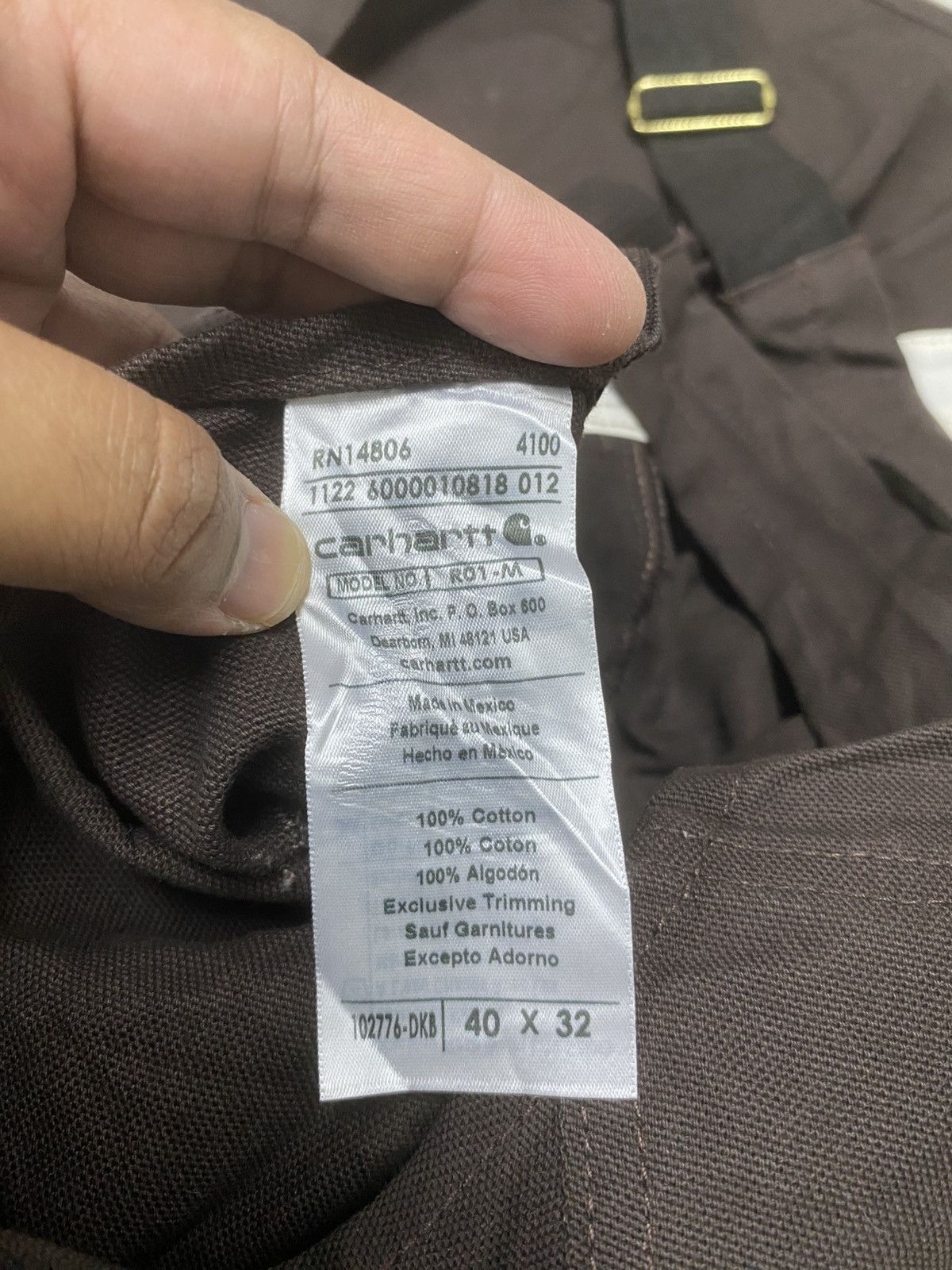Carhartt Carhartt Overall Double knee Size US 41 - 13 Thumbnail