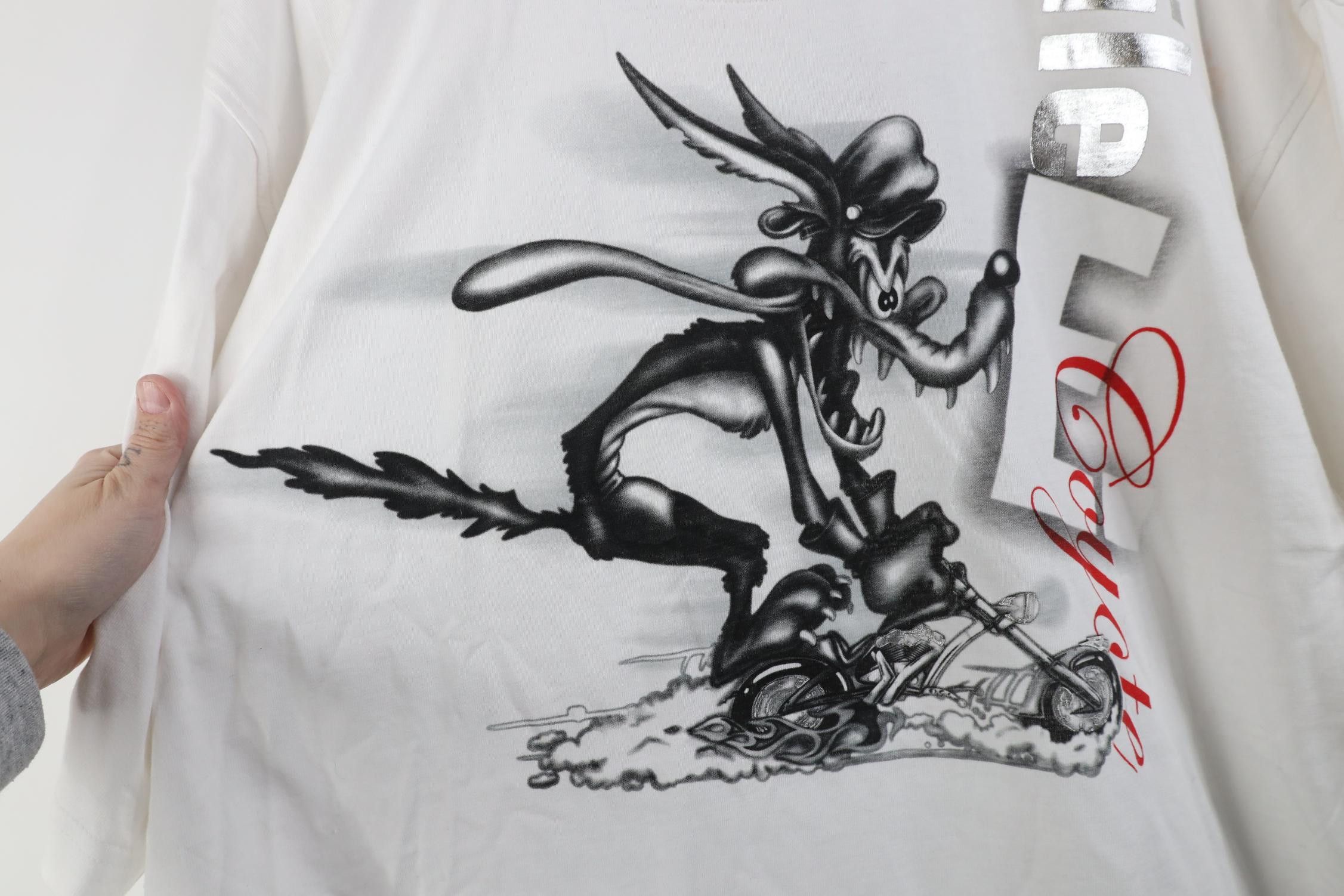 Vintage Deadstock Vintage 90s Y2K Lot 29 Motorcycle T-Shirt White Size US XL / EU 56 / 4 - 9 Thumbnail