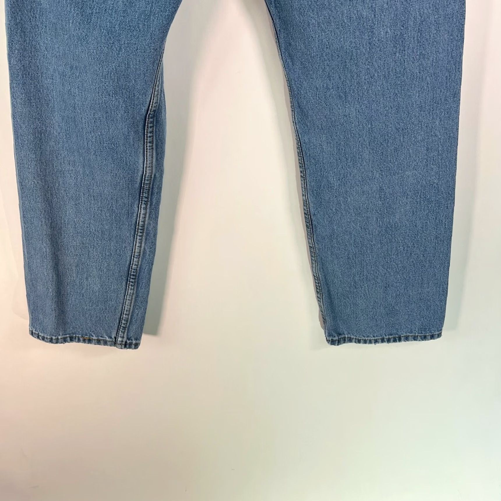 Levi's Levi's Levi Strauss & Co. 505 Jeans Mens 34x30 Blue Denim Straight Leg 5-Pocket Regular Fit Size 34 X 30 Mens Blues Jeans 505 Model 505 Classic Size US 34 / EU 50 - 7 Thumbnail