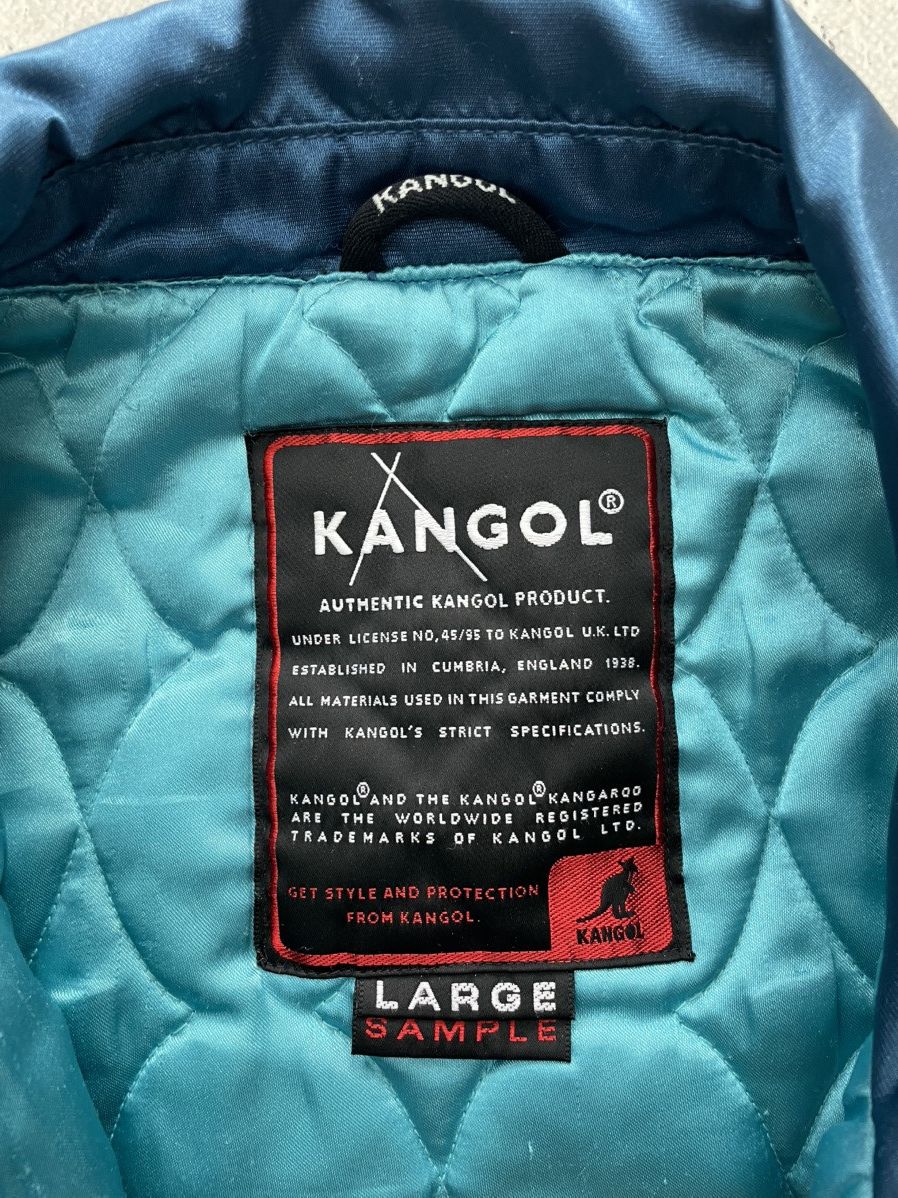 Kangol CWU bomber nylon jacket Kangol retro style front big logo Size US L / EU 52-54 / 3 - 7 Thumbnail