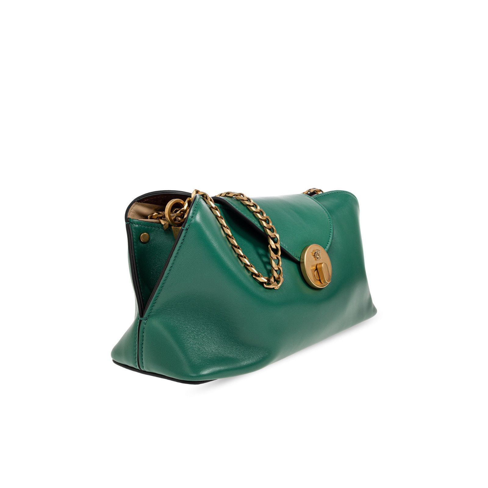 Versace VERSACE Vivian Nappa Leather Green Shoulder Bag New & Authen Size ONE SIZE - 3 Thumbnail