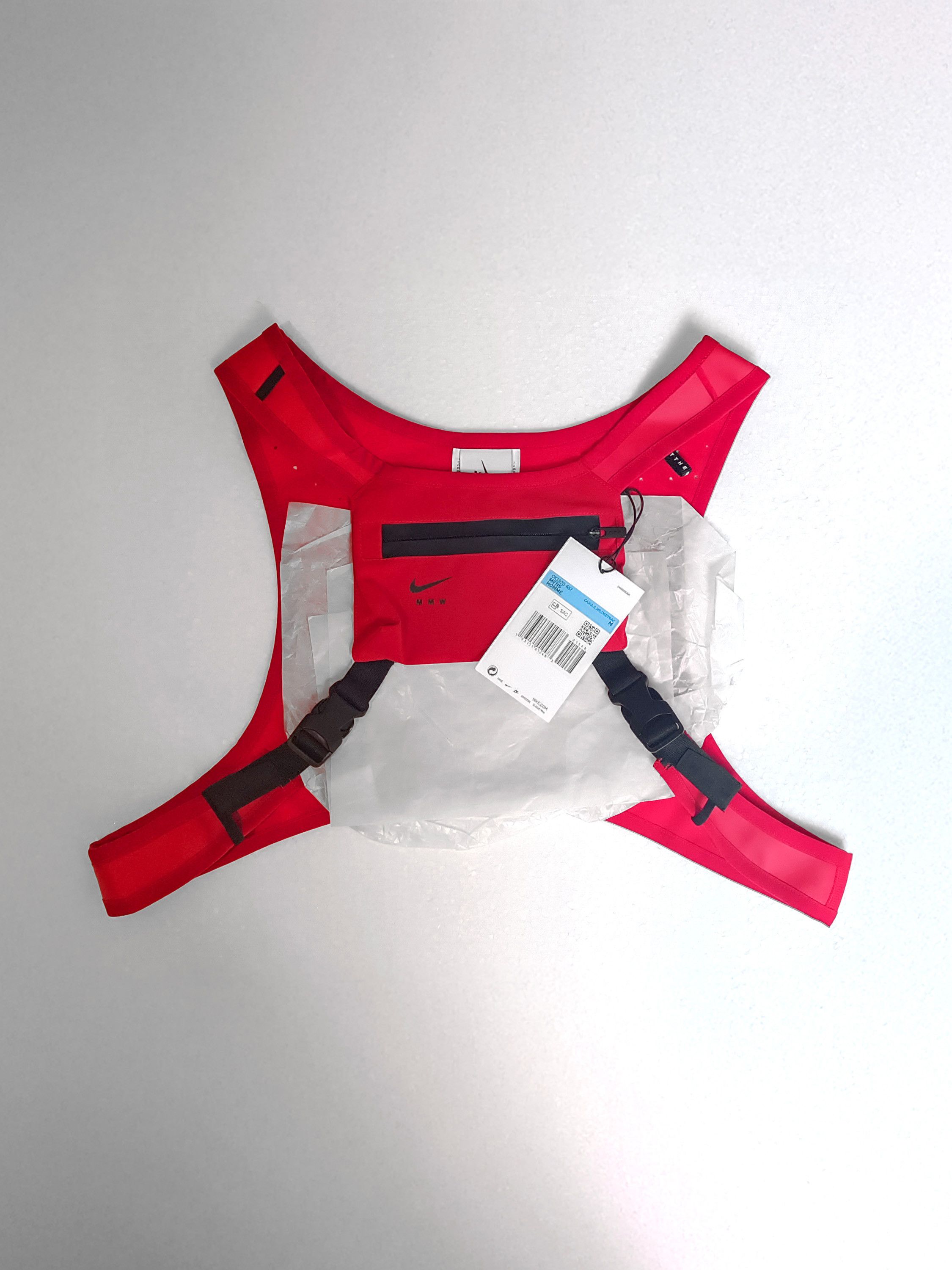 MMW × Nike NIKE x MMW SE NRG NYLON CHEST RIG 'UNIRED' CK1920-657 Size ONE SIZE - 7 Thumbnail