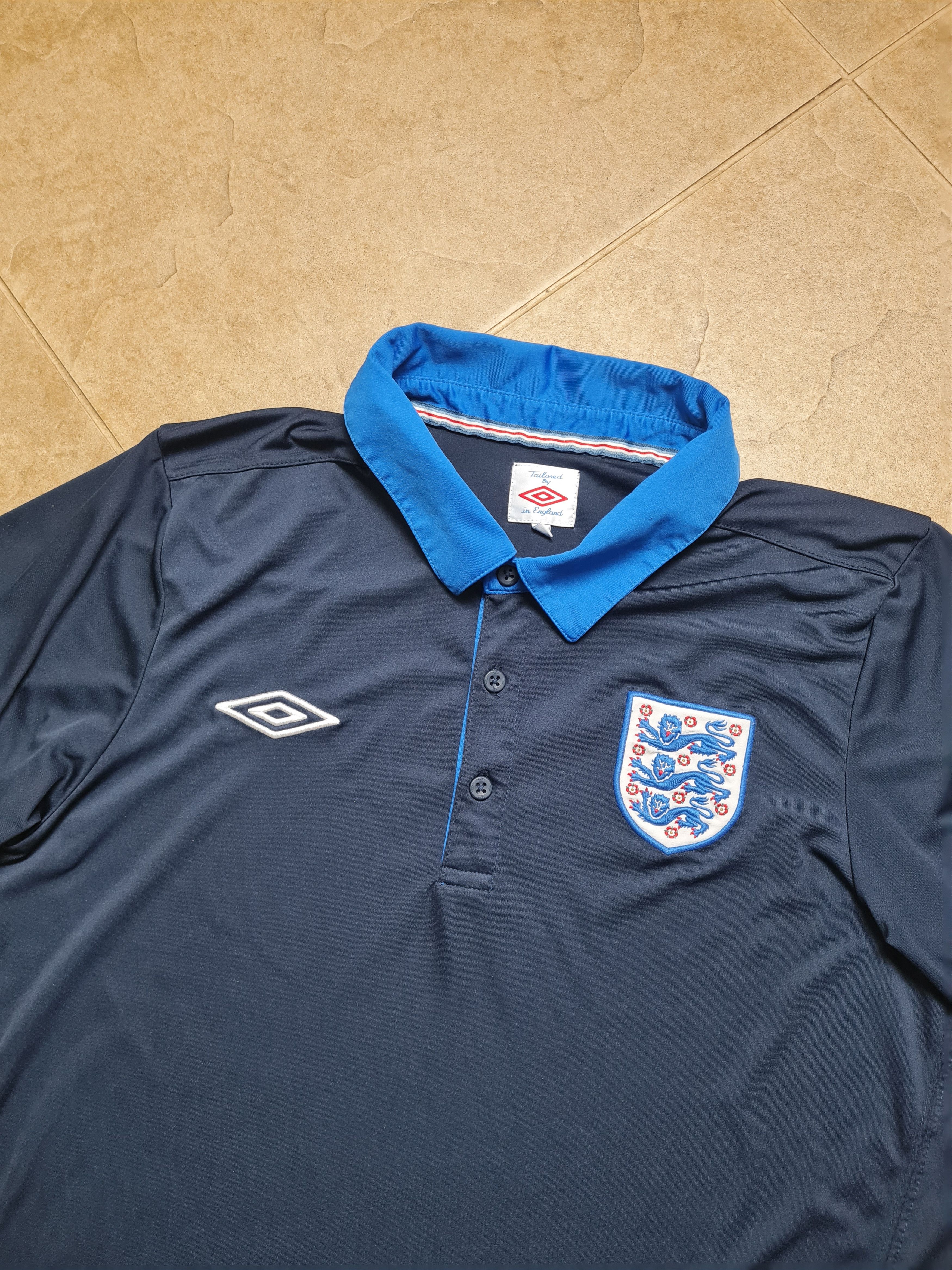 Umbro England Umbro Away Shirt 2012 Polo Soccer Jersey Three Lions Size US M / EU 48-50 / 2 - 2 Thumbnail