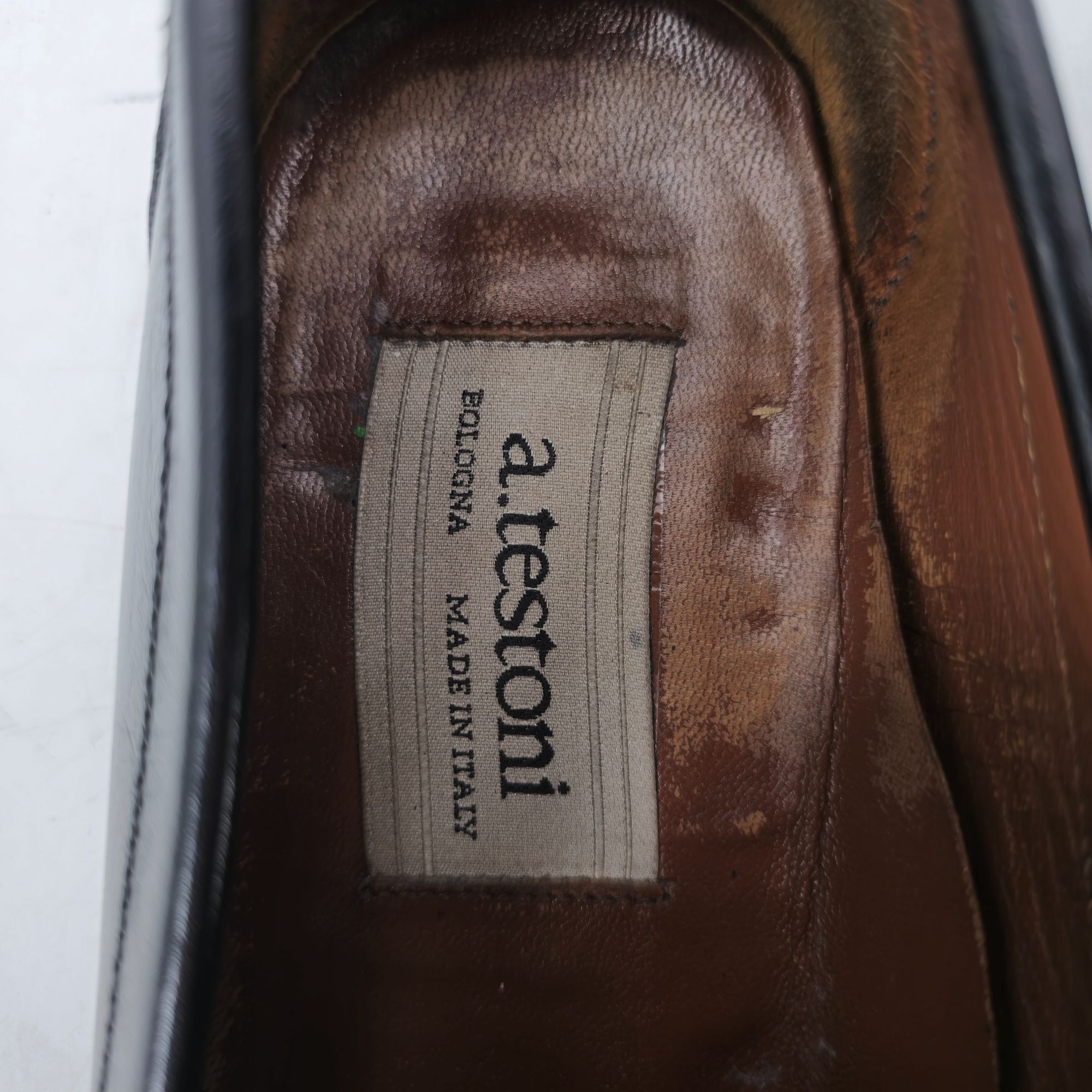Testoni A. Testoni Mens Black Leather Bit Loafers Size 8.5 Italian Size US 8.5 / EU 41-42 - 8 Thumbnail