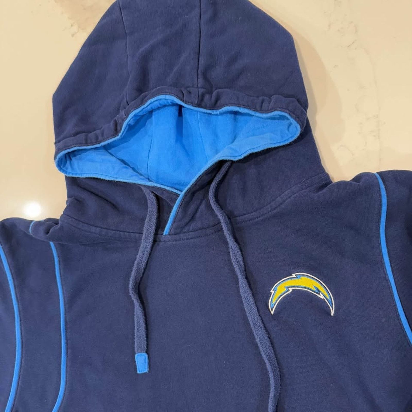 NFL Vintage NFL ProLine Chargers Hoodie Sweatshirt Blue Mens L Size US L / EU 52-54 / 3 - 3 Thumbnail