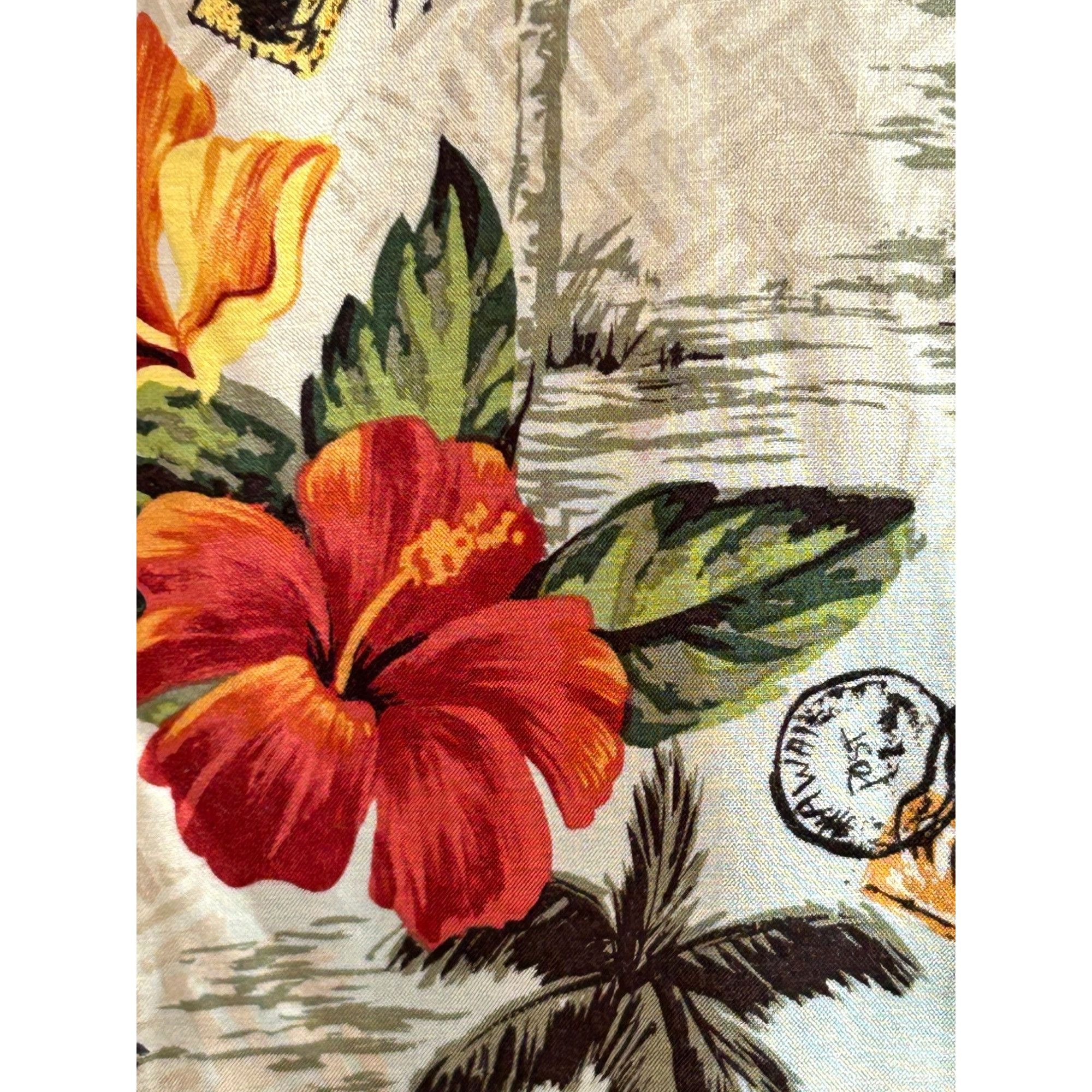 Lands' End Lands’ End Men’s Vtg Hawaiian Shirt M Short Sleeve Collared Size US M / EU 48-50 / 2 - 10 Thumbnail
