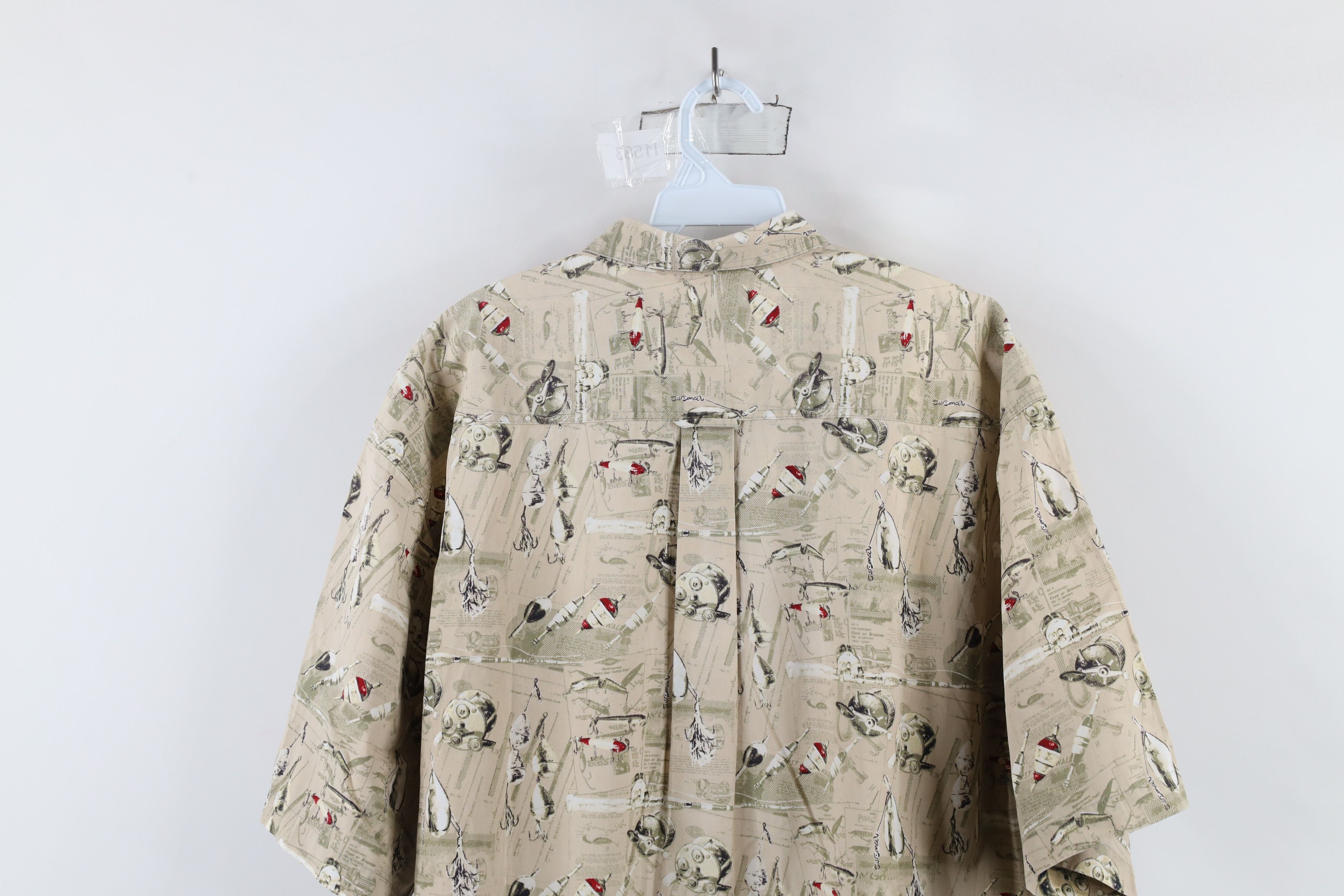 Vintage Vintage 90s Streetwear All Over Print Button Down Shirt Size US L / EU 52-54 / 3 - 8 Thumbnail