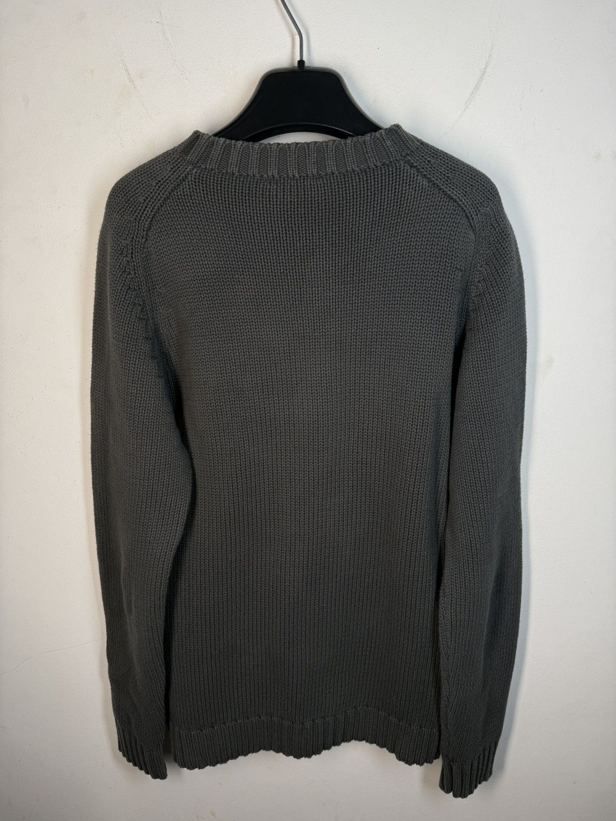 Yves Saint Laurent Heavy YSL Sweater Knit Dark Grey Thick Size US M / EU 48-50 / 2 - 13 Thumbnail