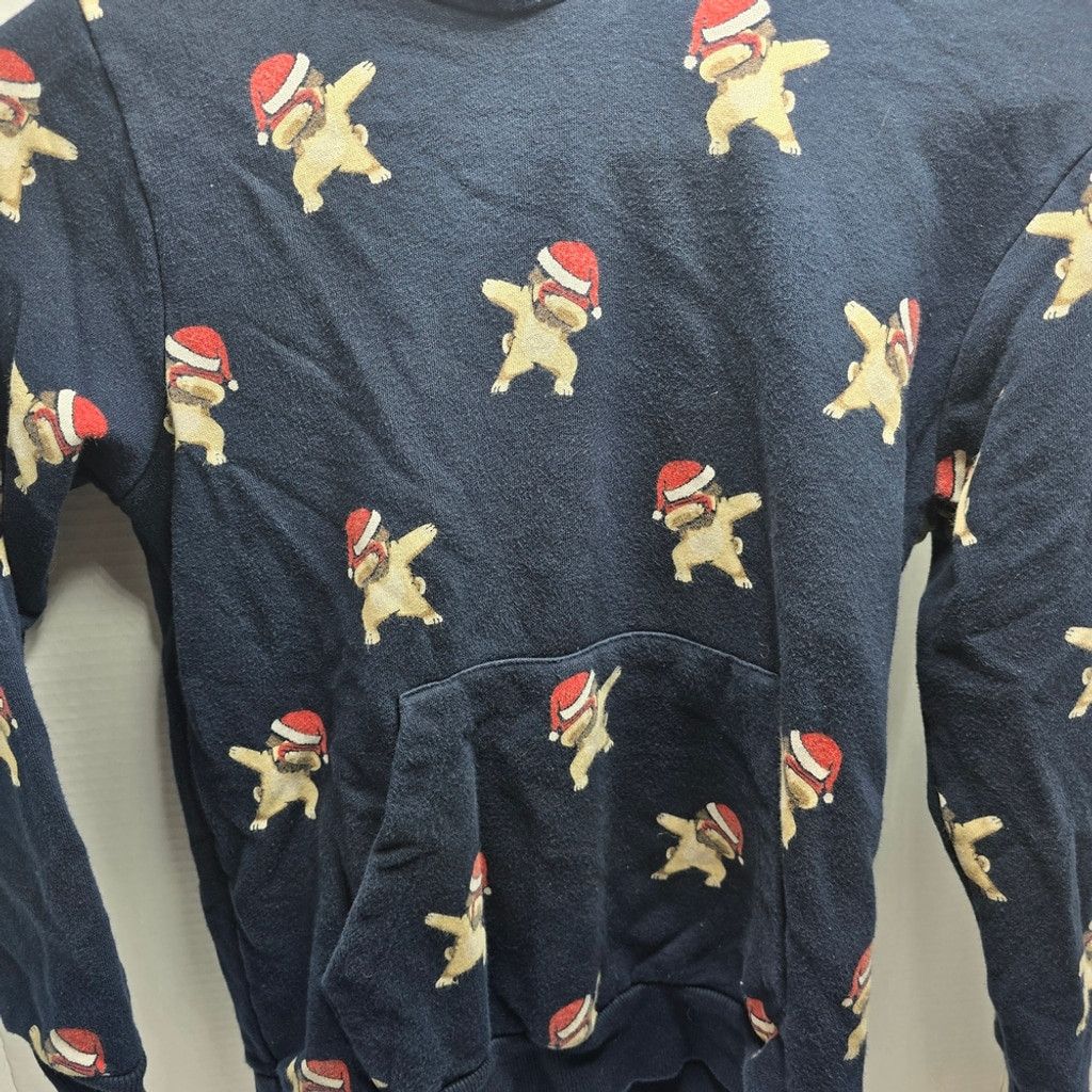The Unbranded Brand Cactus Navy Blue Hoodie with Dog Design 9/10 Size US M / EU 48-50 / 2 - 2 Thumbnail