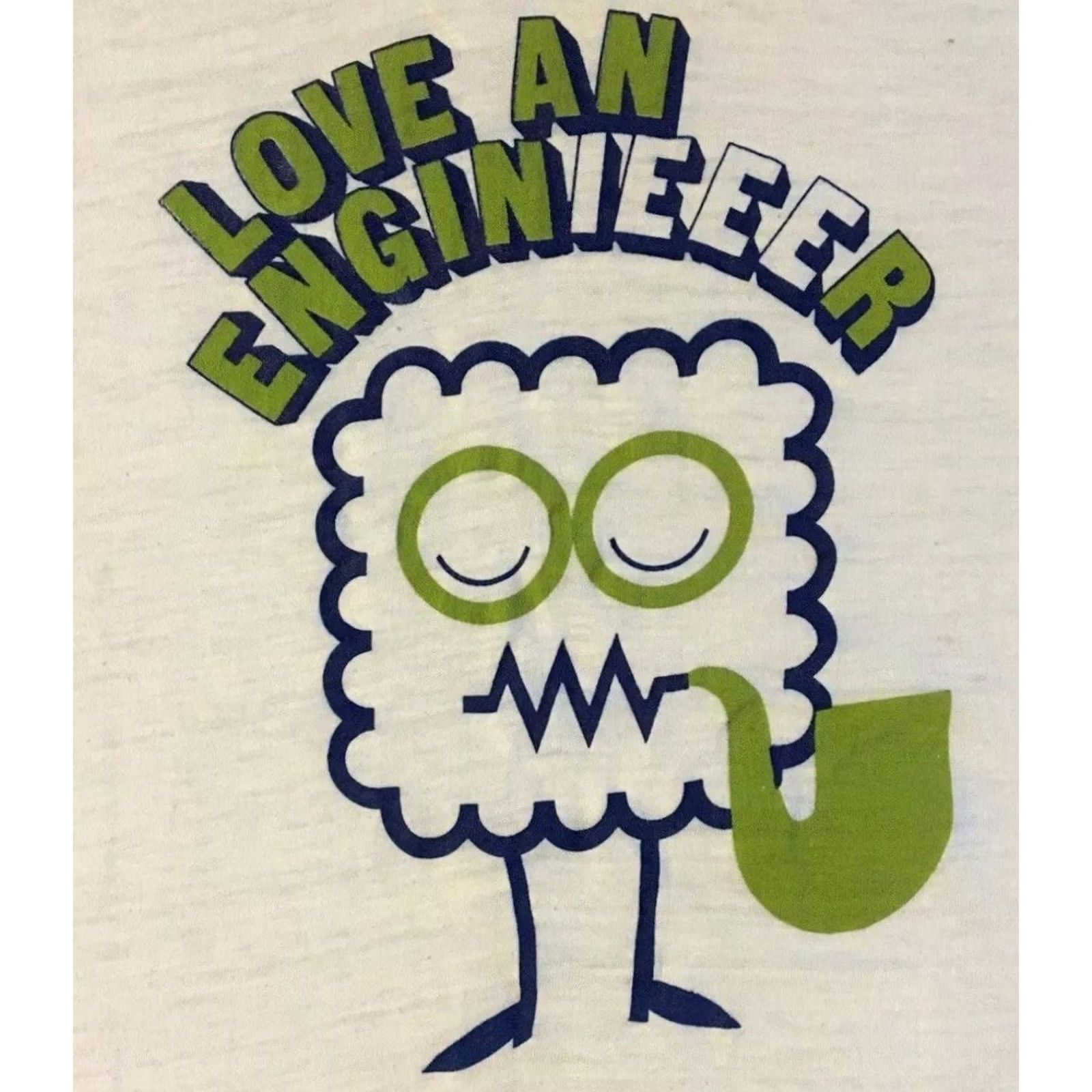 Vintage VINTAGE Love An Engineer Faded Ringer Shirt S USA White Harley Davidson Graphic Tee Men Small/XS Size US S / EU 44-46 / 1 - 3 Thumbnail