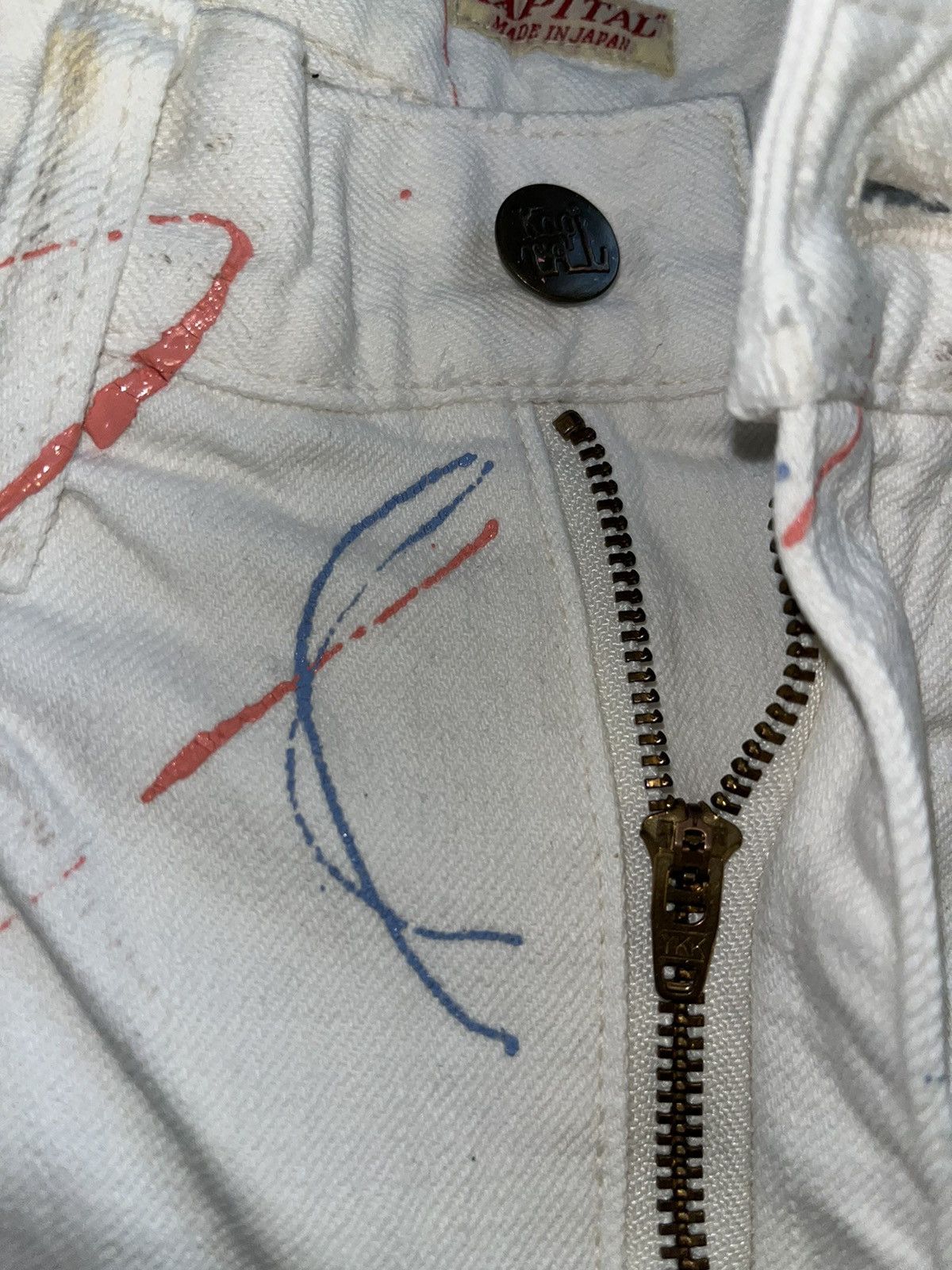 Kapital Kapital Paint Splatter Denim /Kiro Hirata Era Size US 30 / EU 46 - 3 Thumbnail