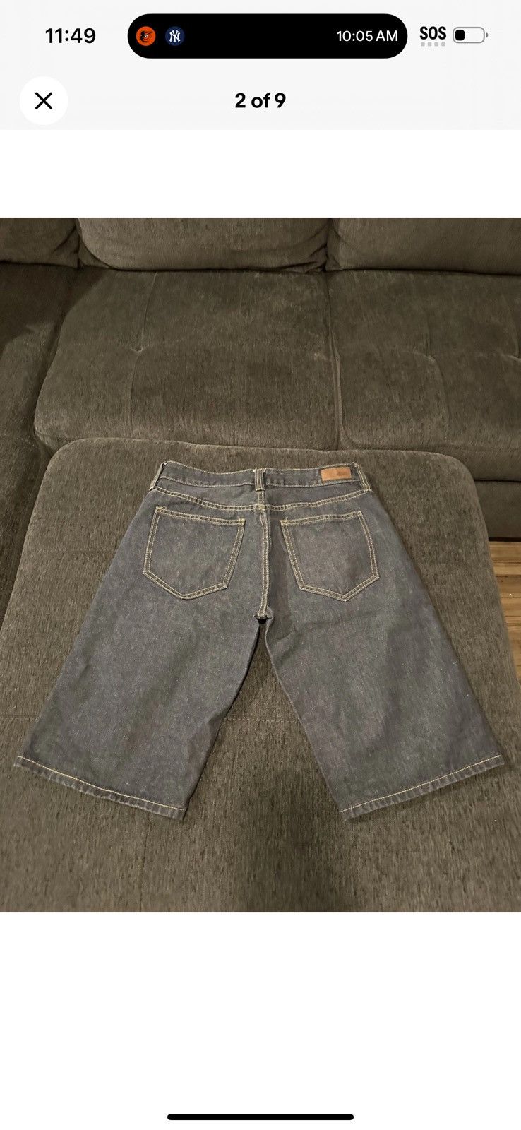 Ecko Unltd. Ecko Unltd Black Dark Raw Jorts Skater Punk Grunge Goth Size US 32 / EU 48 - 2 Thumbnail
