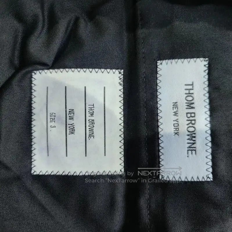 Thom Browne Thom Browne Gray Cotton Relaxed Pants . Size 31" - 3 Thumbnail