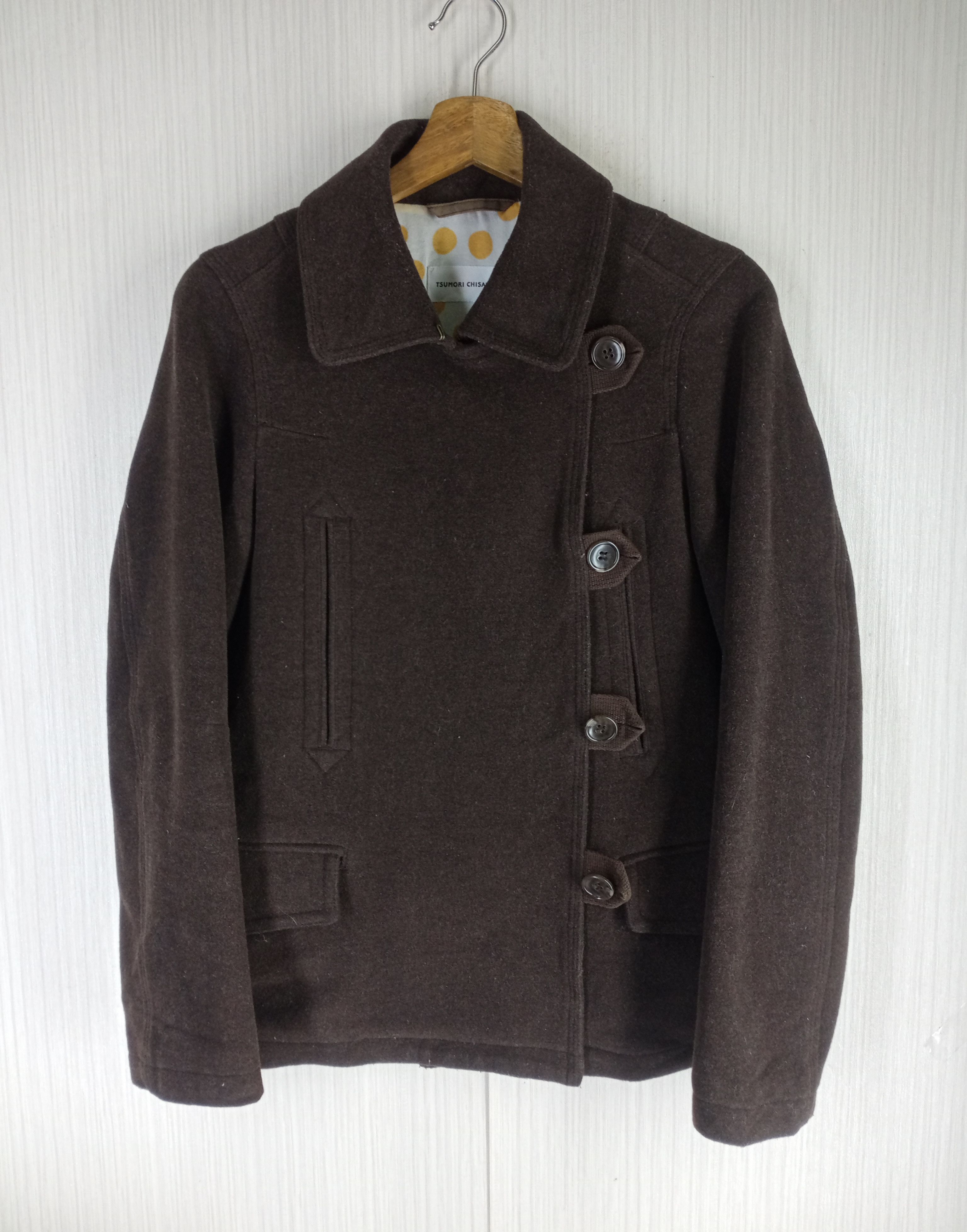 Tsumori Chisato Rare Vintage Issey Miyake Tsumori Chisato Wool Coat Jacket Size US M / EU 48-50 / 2 - 2 Thumbnail