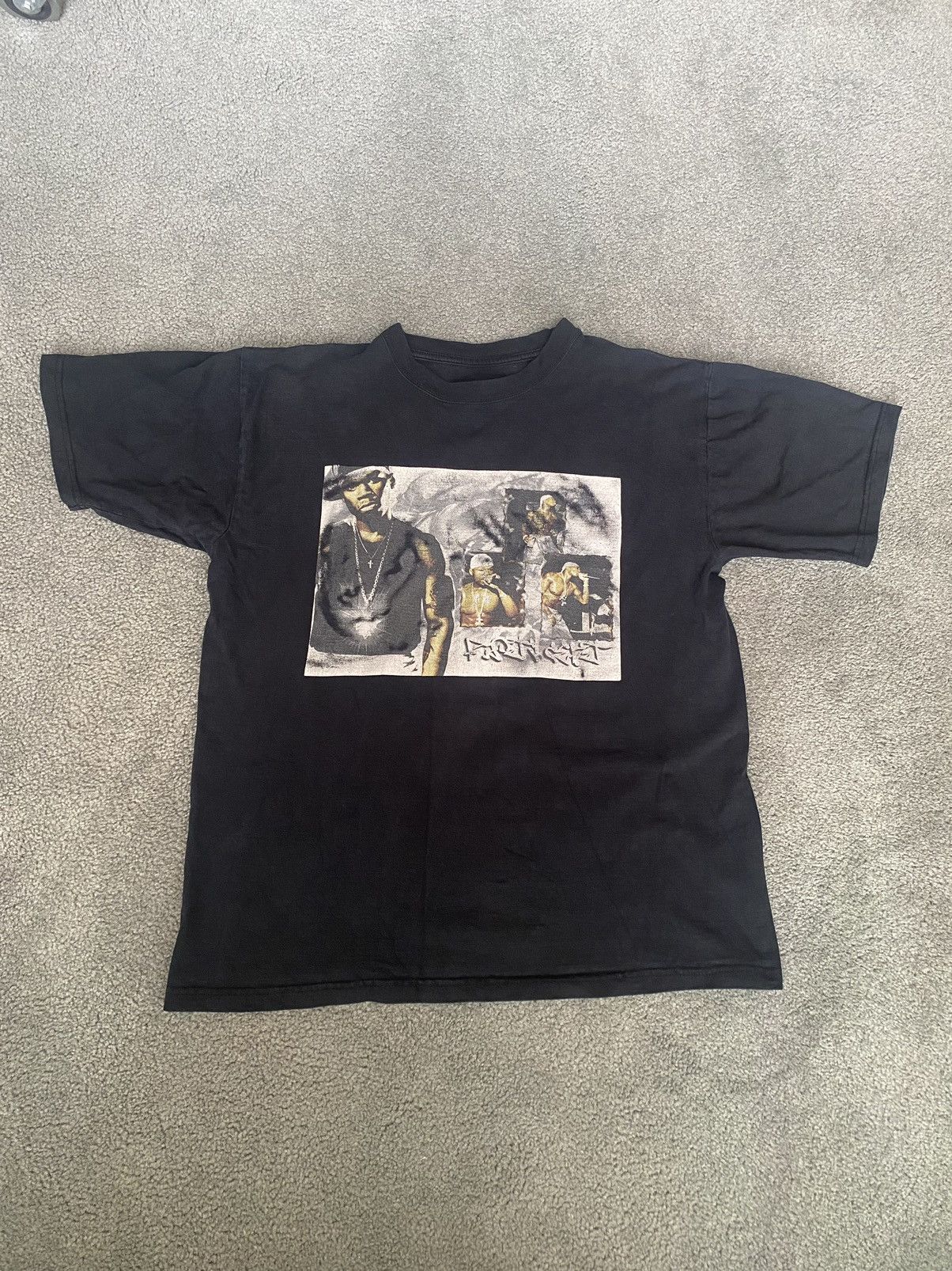 50 Cent × Rap Tees × Vintage Vintage 50 Cent T Shirt Size US L / EU 52-54 / 3 - 1 Thumbnail