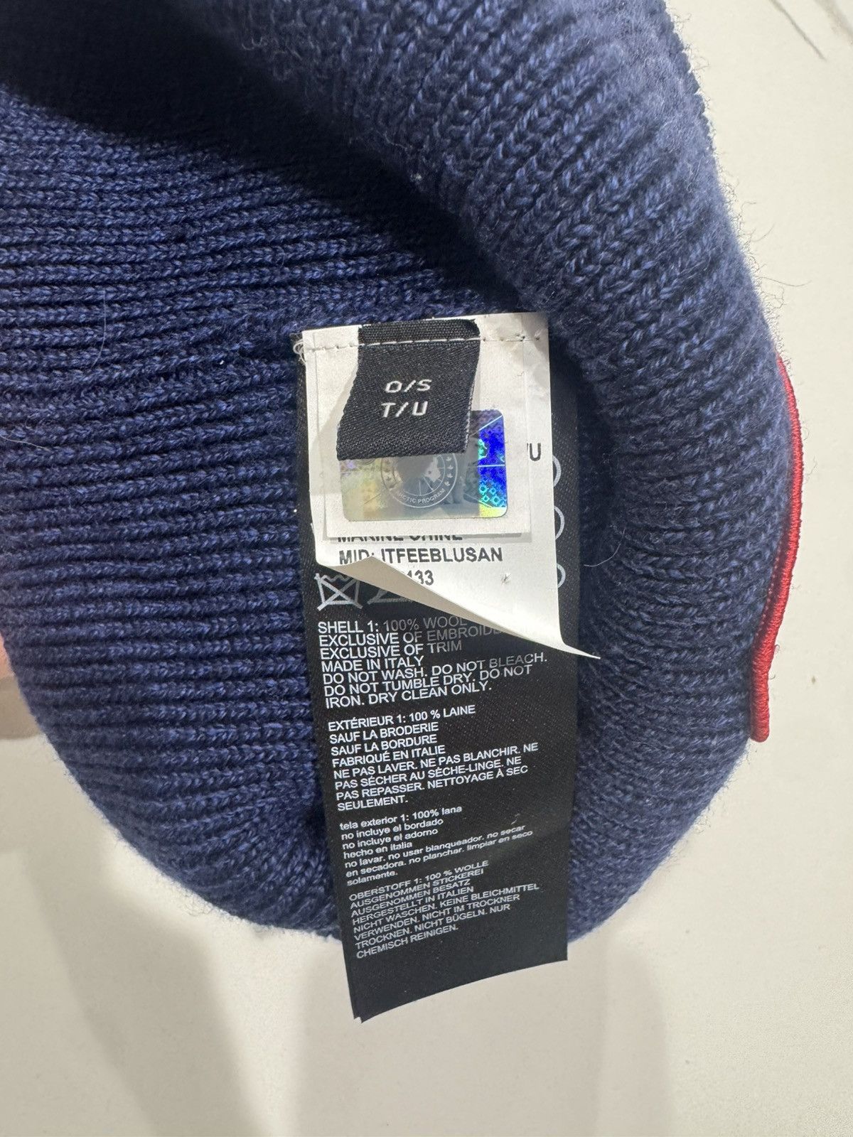 Canada Goose Canada Goose Navy Arctic Program Beanie Size ONE SIZE - 9 Thumbnail