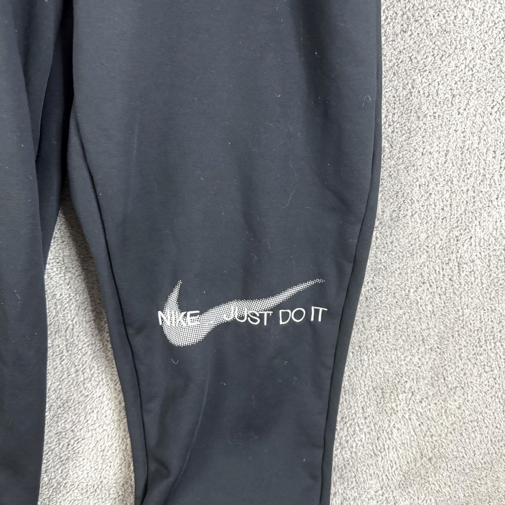 Nike Nike Therma-FIT Sweatpants Mens XL Black Fleece Lined Just Do It Logo Athletic Size US 36 / EU 52 - 4 Thumbnail