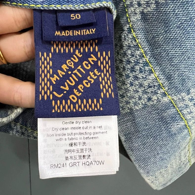 Louis Vuitton Louis Vuitton Chequered denim jacket 2501-Nextarrow Size US M / EU 48-50 / 2 - 3 Thumbnail