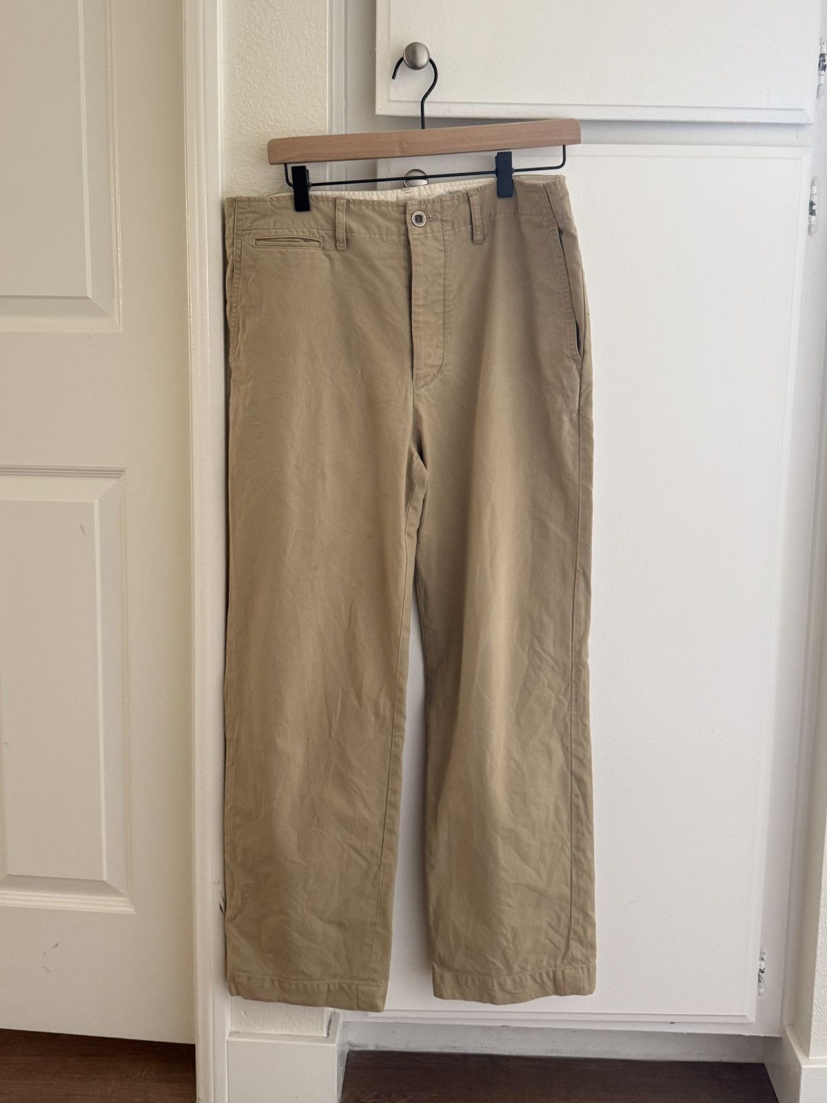 Visvim CHINO PANTS HW TAPER 0122205008003 Beige Size 3